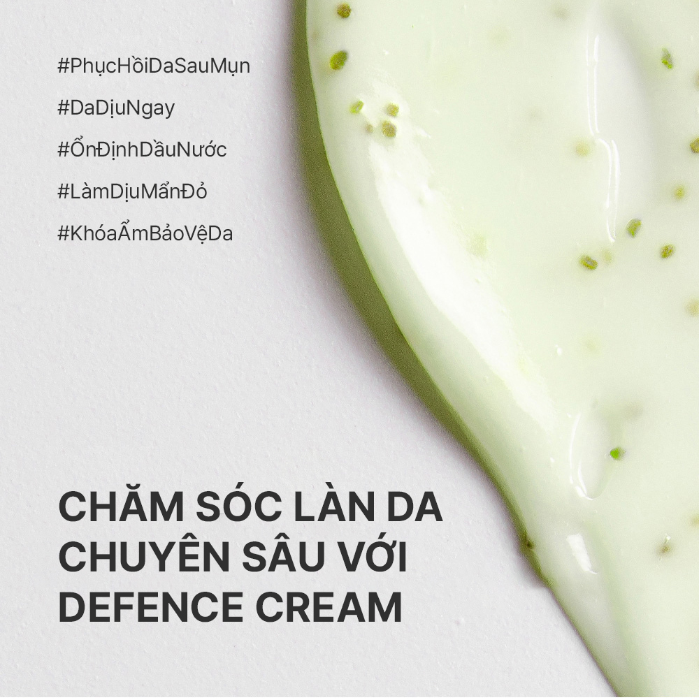 Kem dưỡng ẩm phục hồi giảm dầu mụn và bảo vệ da elravie HyCicaMue Defence Cream 50ml_thumbnail_4