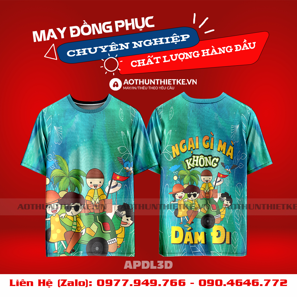Áo Phông Du Lịch 3D-TK75