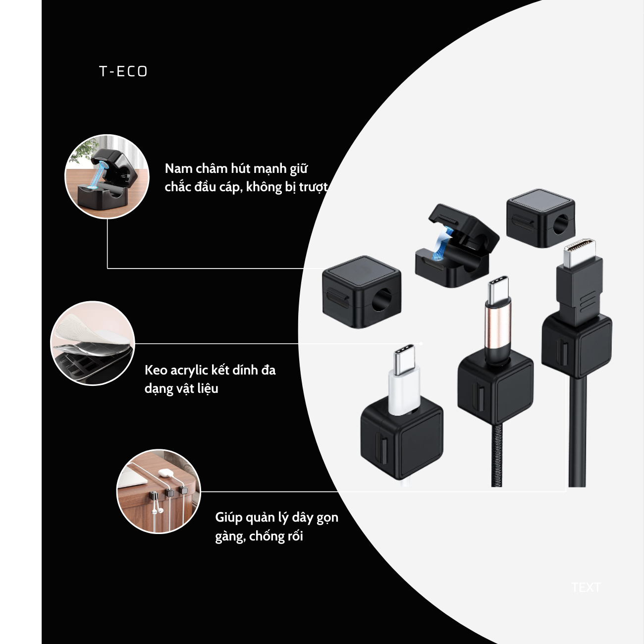 Bộ quản lý dây cáp sạc , cố định dây cáp sạc, khóa dây cáp sạc, kẹp dây cáp tiện ích_thumbnail_4