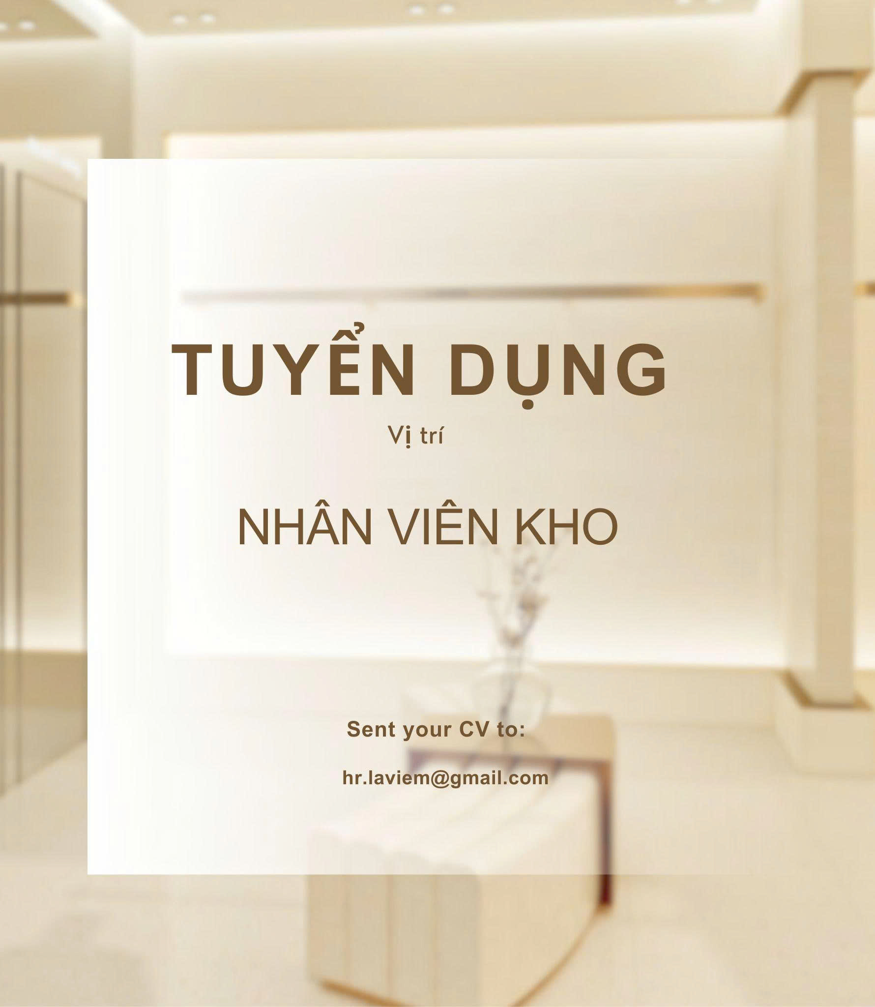 NHÂN VIÊN KHO FULLTIME