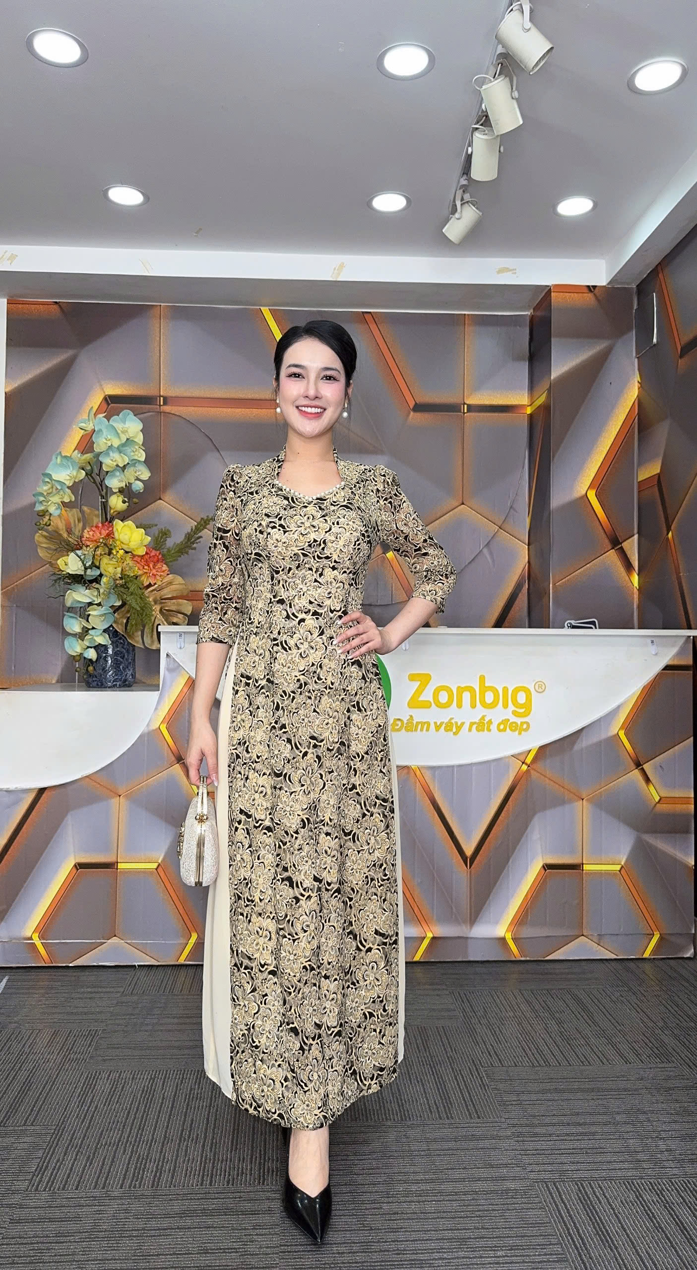 Đầm giả áo dài - Y1902 - Thương hiệu Zonbig_thumbnail_5