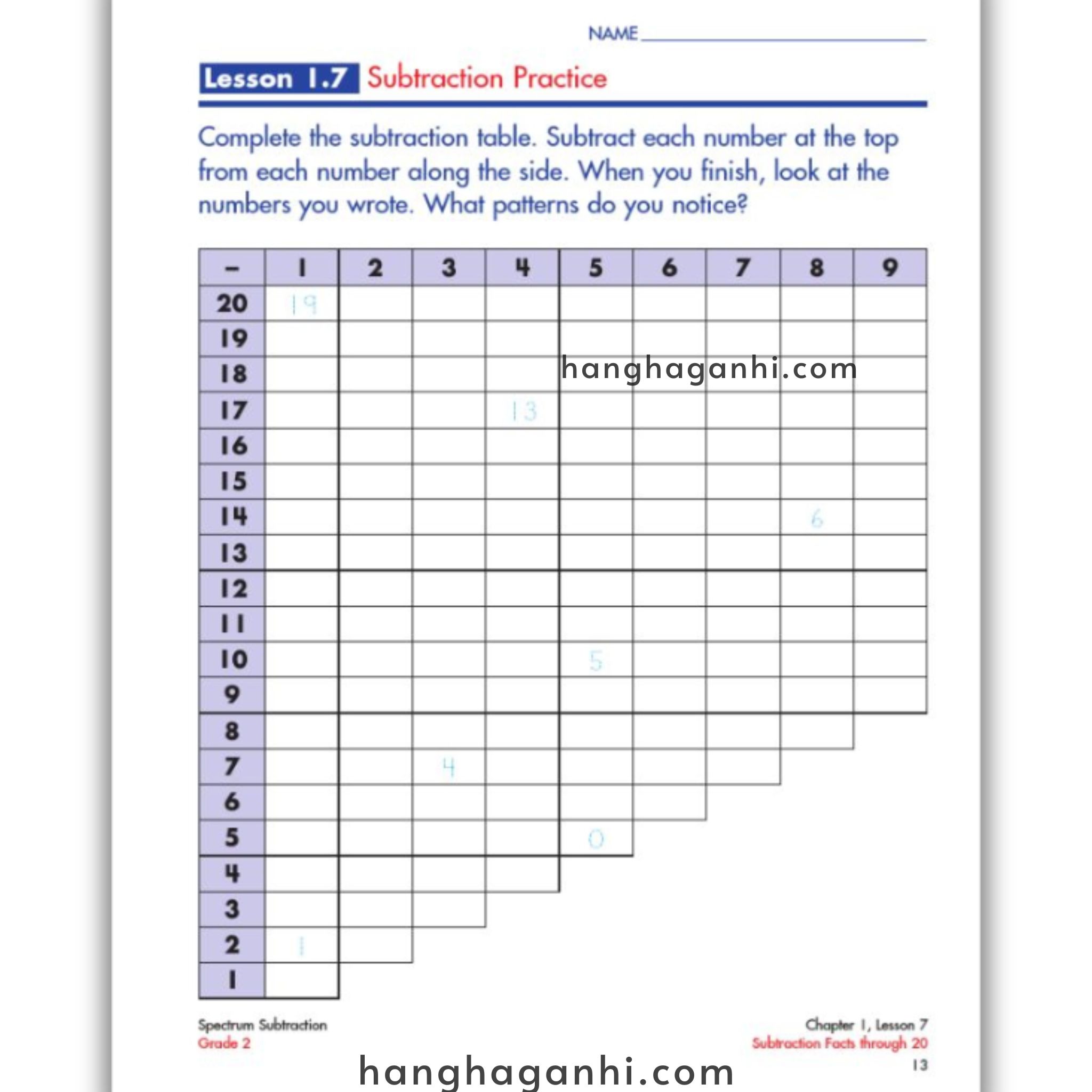 Sách Spectrum Subtraction Workbook Grade 2_thumbnail_2