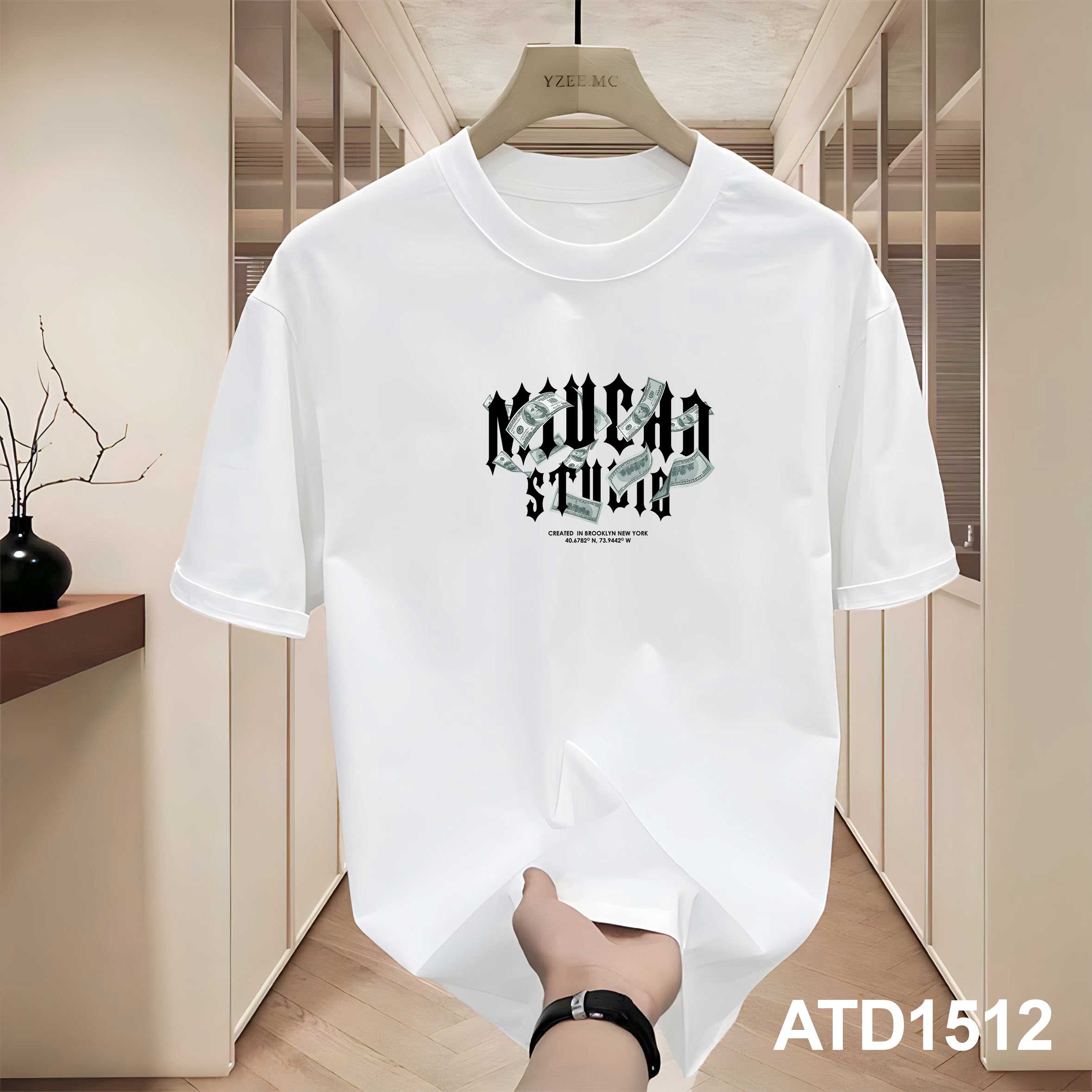 Áo phông form rộng basic local brand ATD1512 Miucho Iconic vải cotton thoáng mát cổ tròn in graphic_thumbnail_2