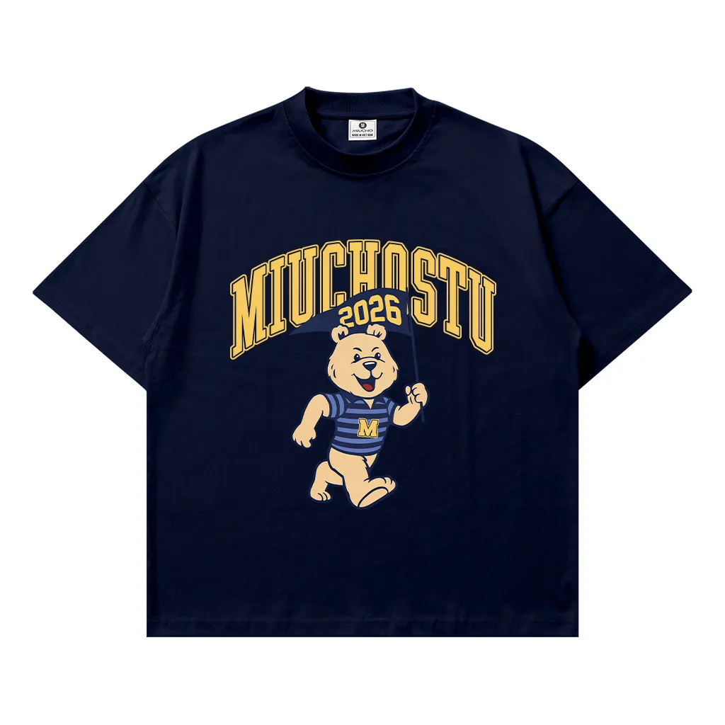 Áo thun boxy nam nữ Miucho Gấu Teddy 3093_thumbnail_11