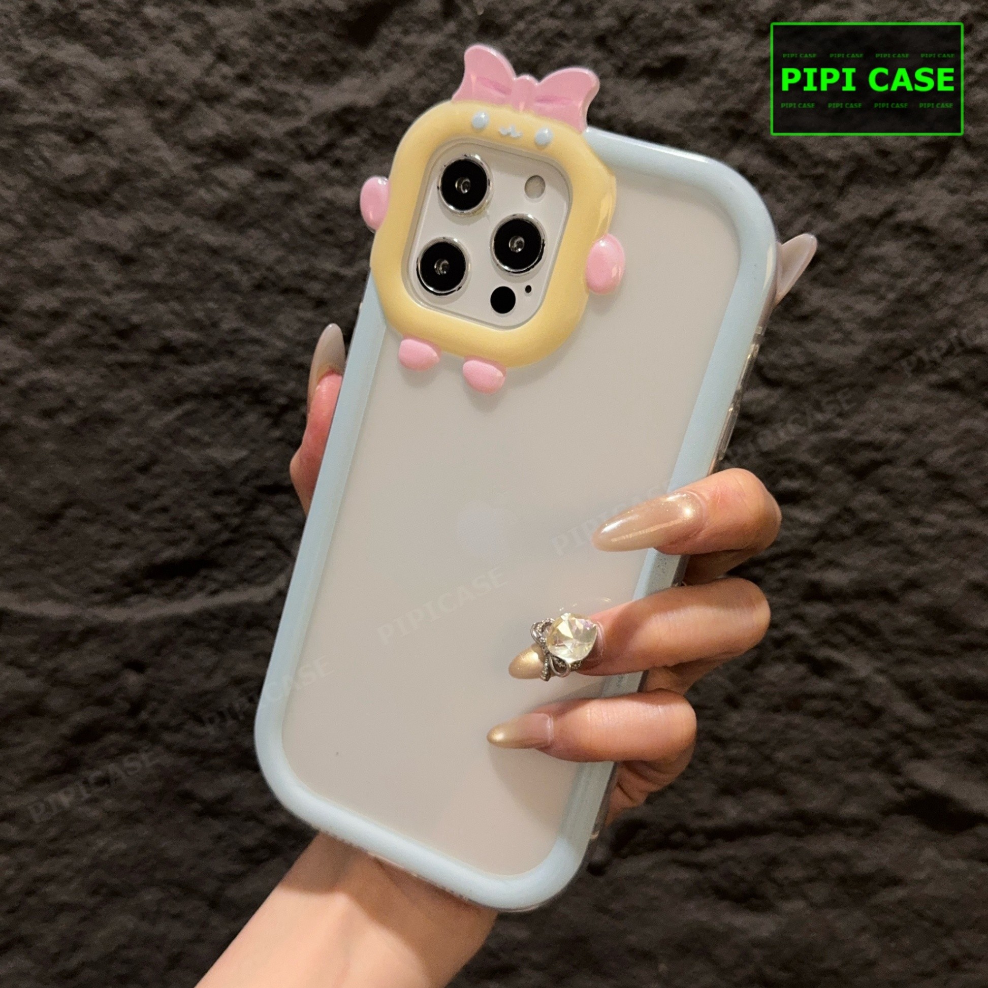 Ốp Lưng iPhone 12 Pro - Chic Cute - Xanh Nhạt