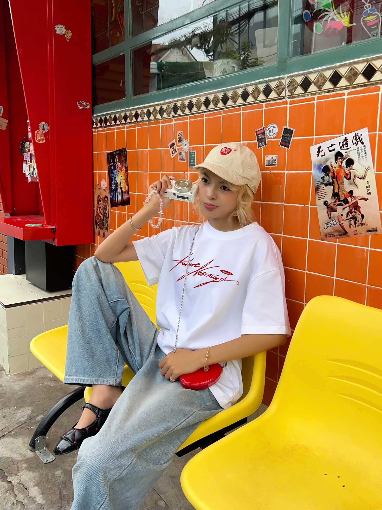 Áo thun boxy local brand AXD1604 Miucho vải cotton 250 gsm dày dặn 2 chiều cổ tròn in typography_thumbnail_5