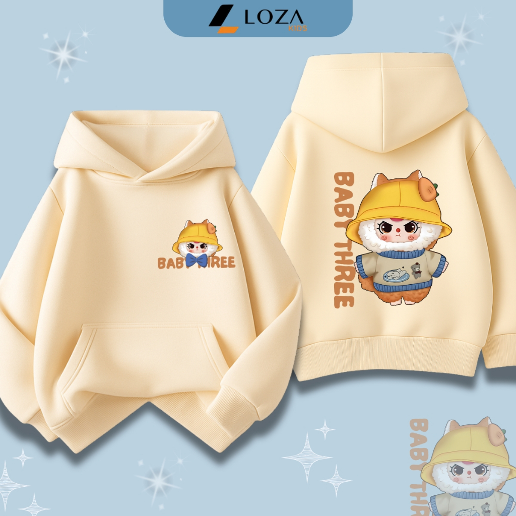 Áo nỉ hoodie bé trai in hình Capybara - Loza Kids HN3390_thumbnail_0