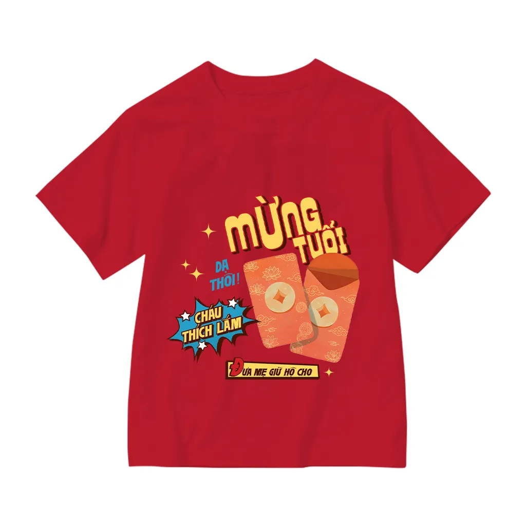 Áo thun kid Kado vải cotton dày dặn thoáng mát nhiều màu Mừng tuổi cho bé in mix 2857_thumbnail_14