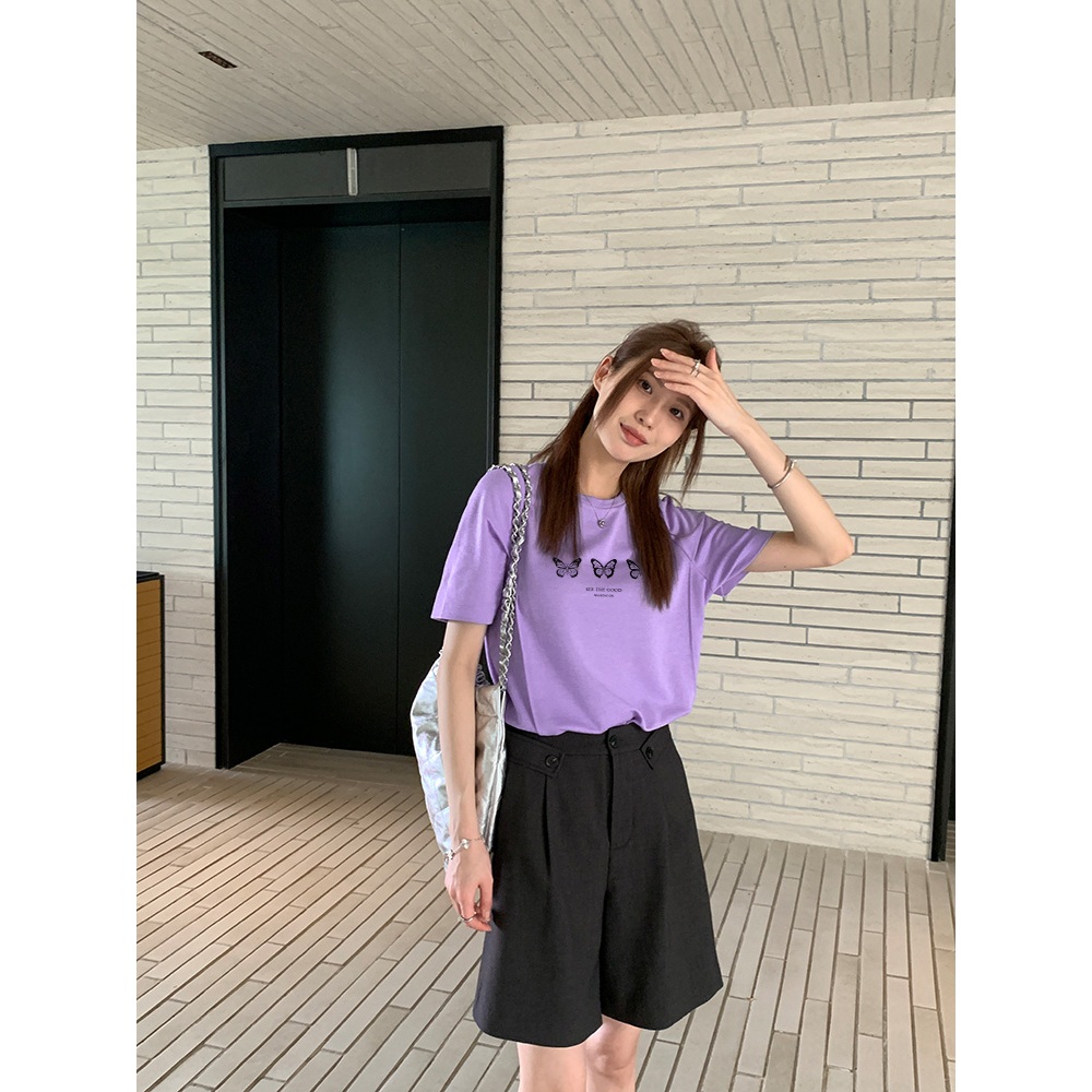 Áo thun nữ form màu xinh vừa regular ARD962 Miucho Chic in mix_thumbnail_3