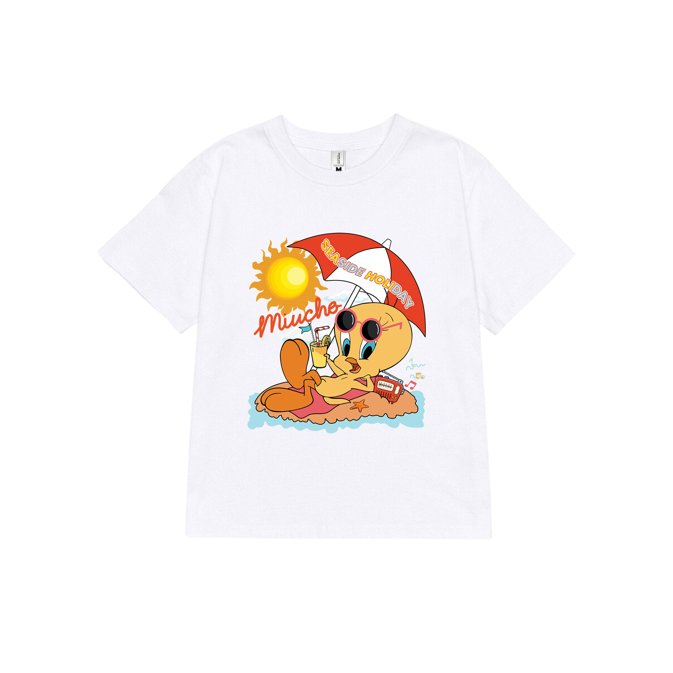 Áo thun baby tee form ôm dễ thương mùa hè ABD1051 Miucho tay ngắn Cổ tròn hotrend in artwork_thumbnail_0