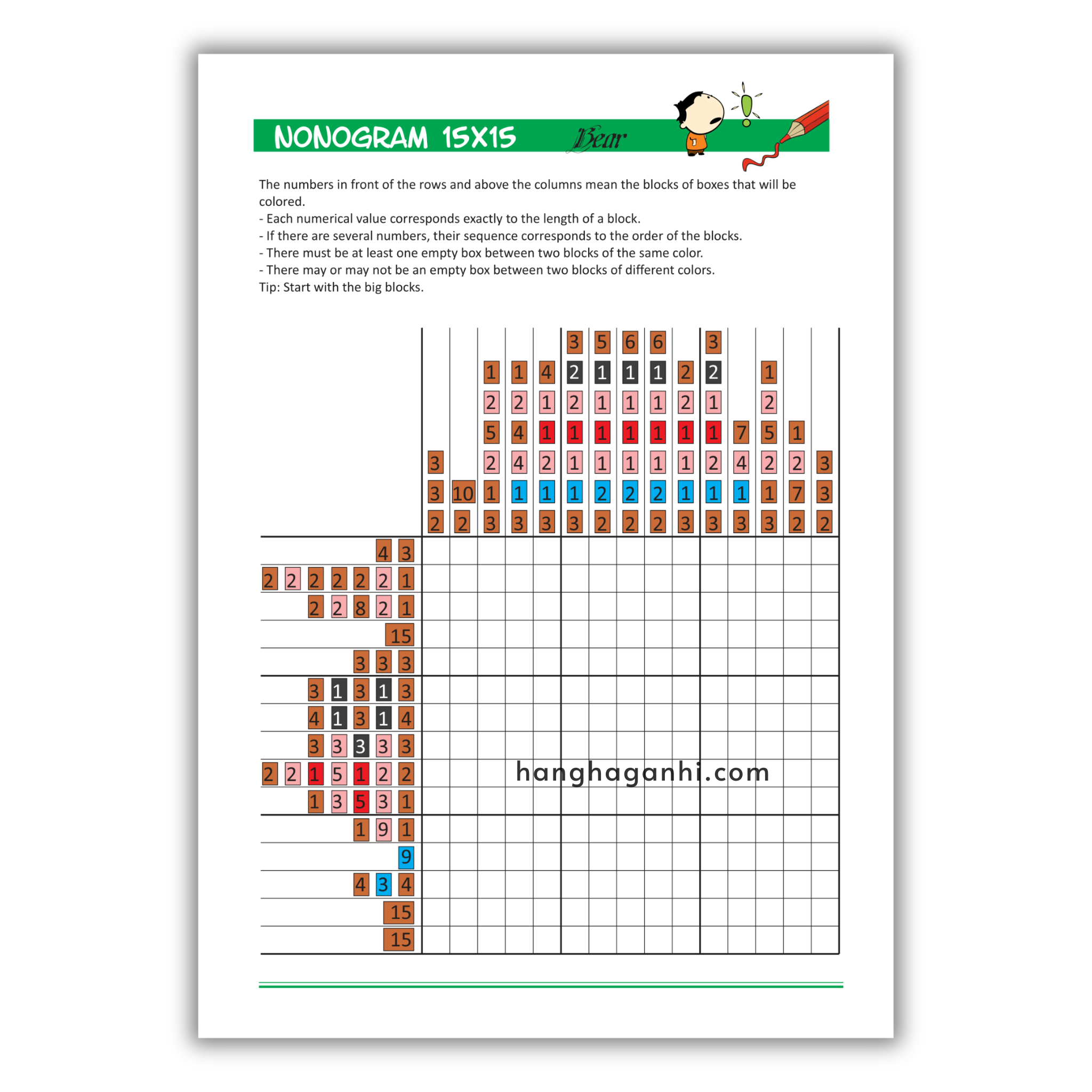 Nonogram Brain Booster Neurotrainer, Sách tư duy cho bé_thumbnail_9