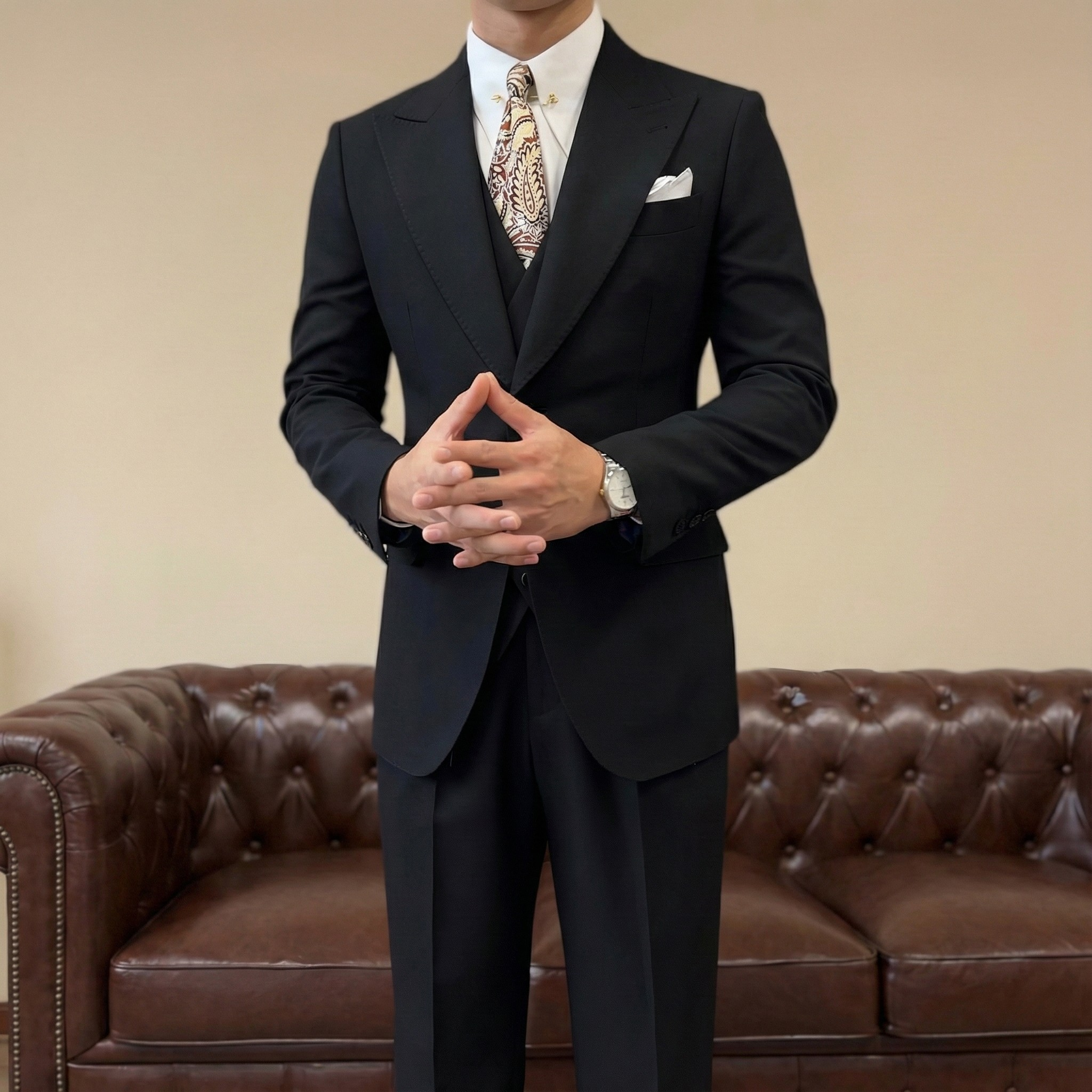 Blazer Milano Đen Thường