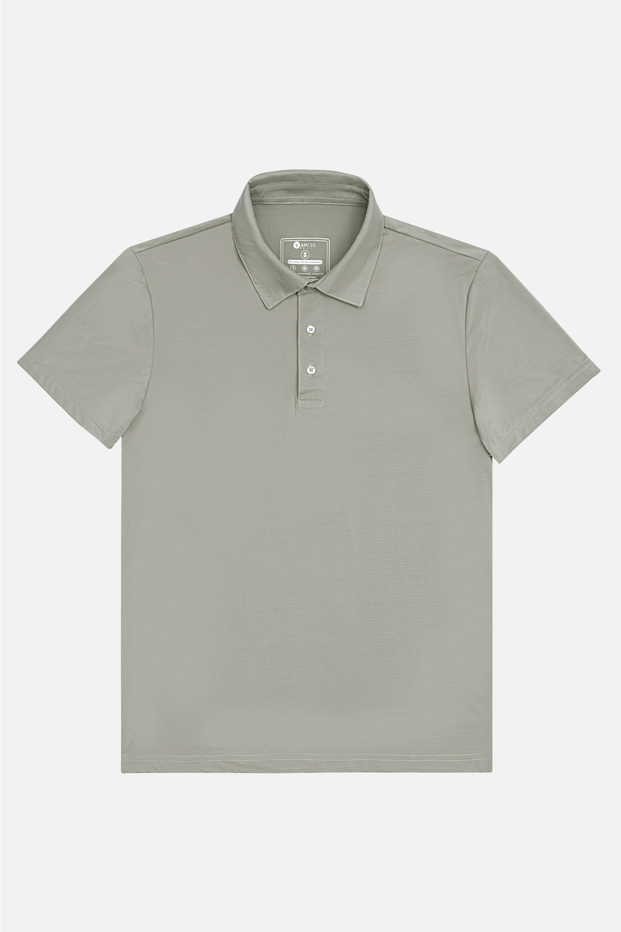 Áo Polo Melange Thể Thao Nam Trung Niên ANCHI Chất Liệu Cotton Phom Suông Vạt Ngang_thumbnail_41