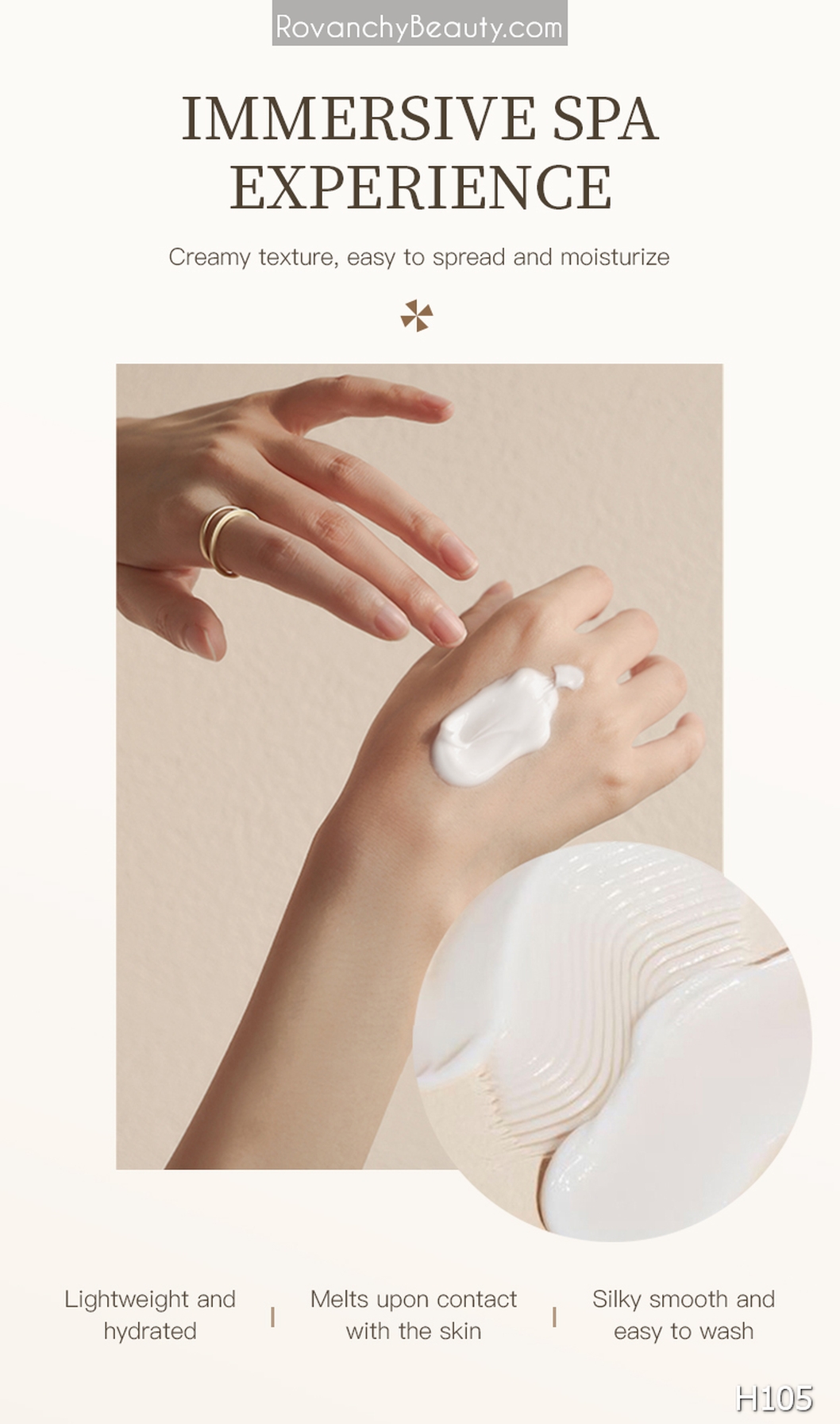 H105 Mặt nạ trắng da toàn thân HUNMUI White Clay Body Mask 300ml - Dưỡng ẩm, mịn màng, chống khô da_thumbnail_14