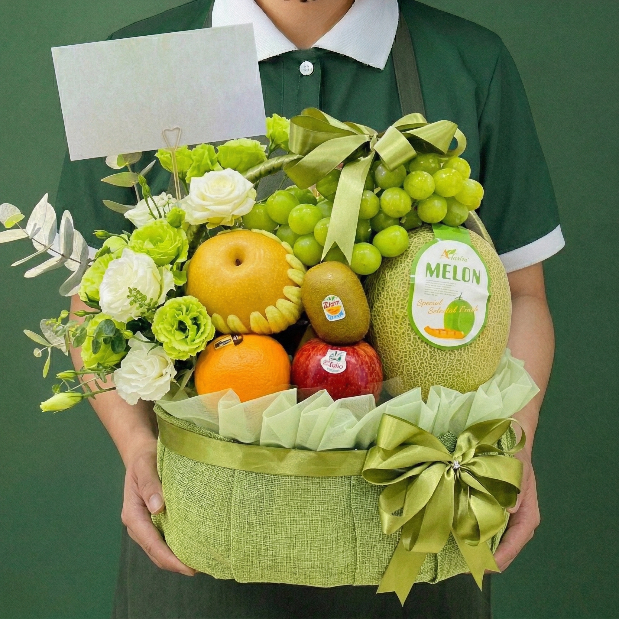 Giỏ hoa trái cây quà tặng  - GH1402