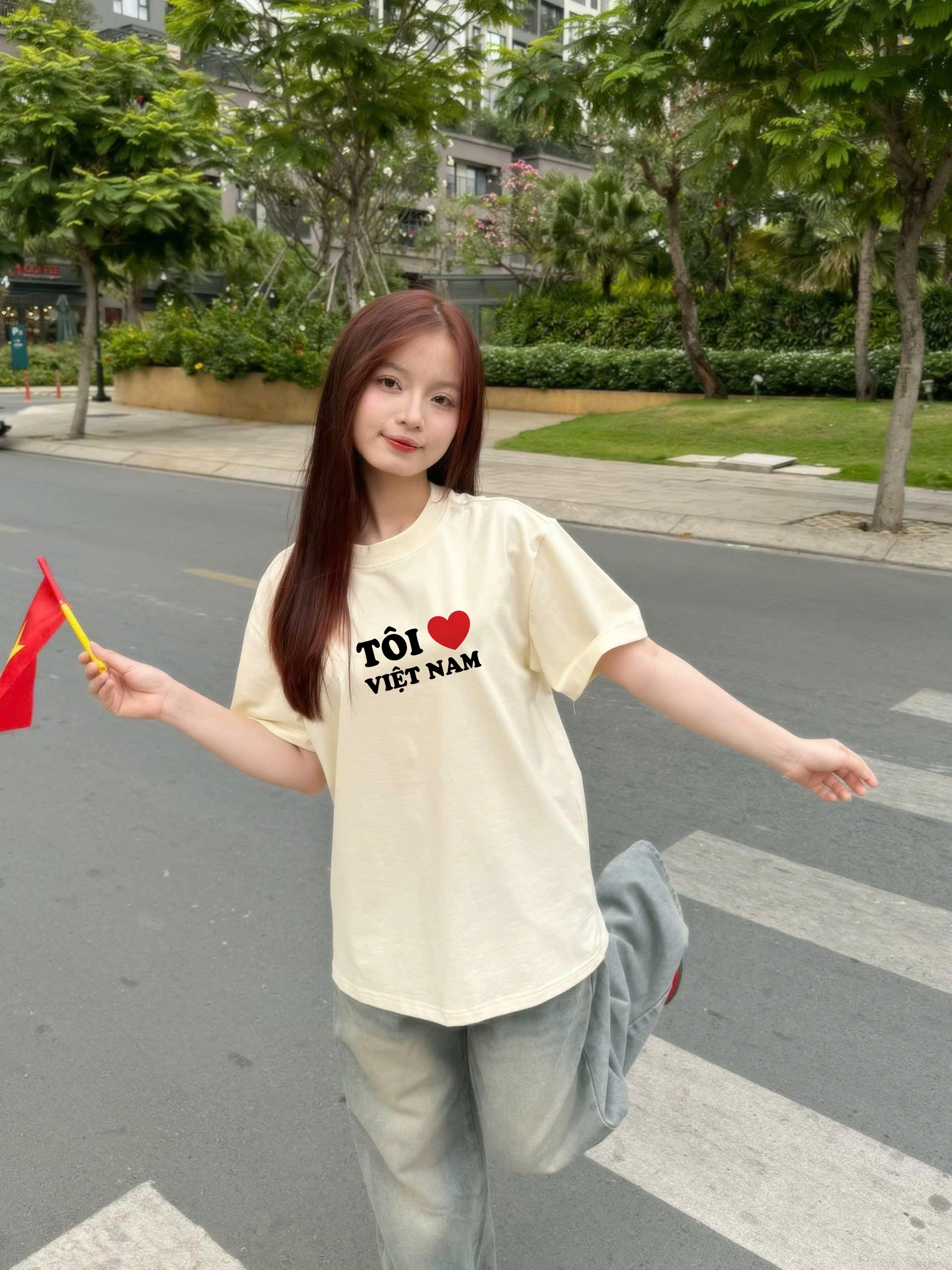 Áo thun local brand Việt Nam tôi yêu Miucho BST cổ tròn vải cotton 4c 220gsm thoáng mát in mix_thumbnail_3