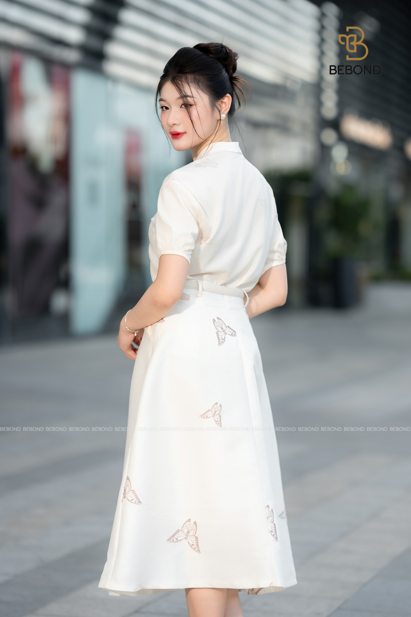 Set hoạ tiết con bướm ANEURIN màu KEM_thumbnail_4