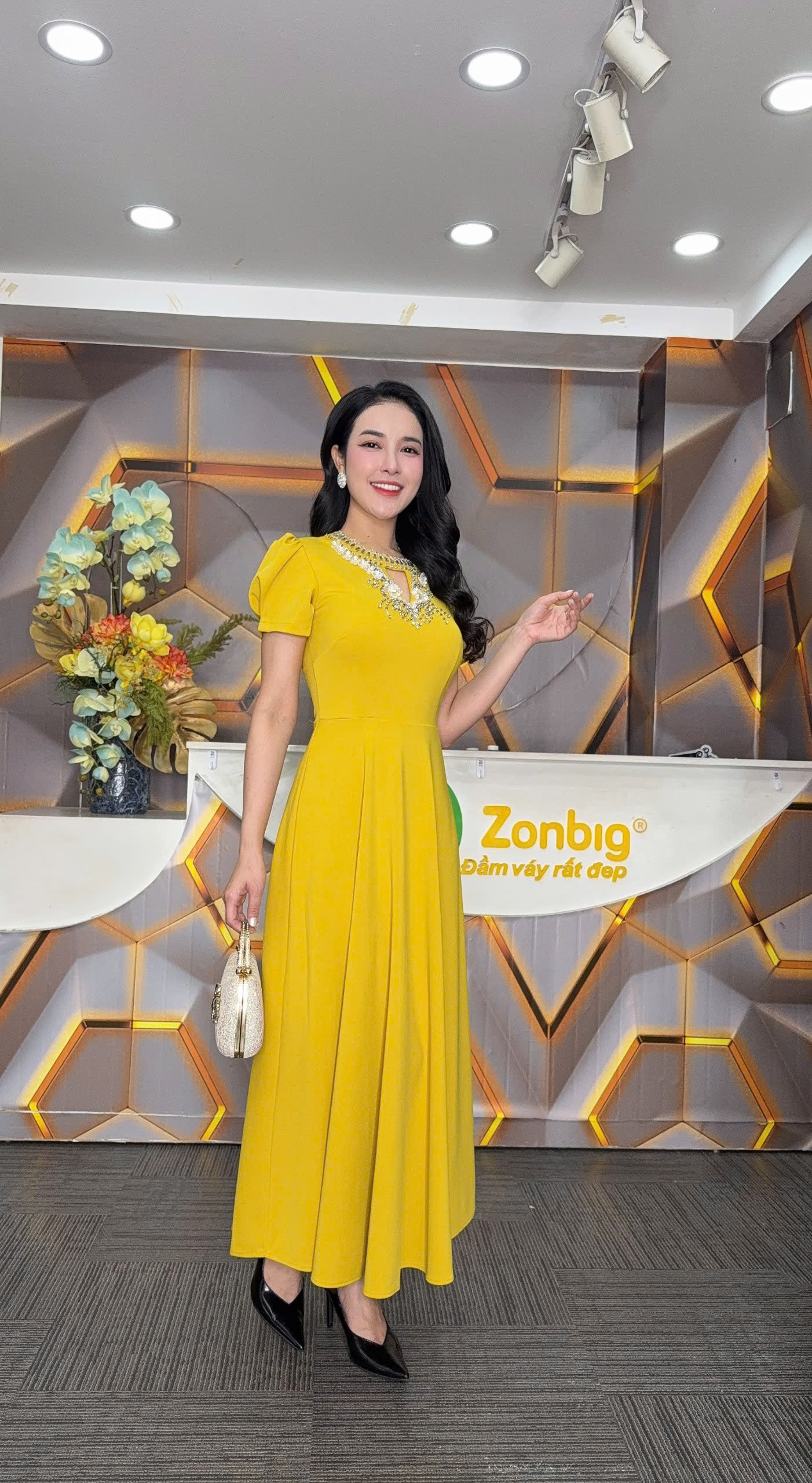 Đầm xòe - Y1944 - Thương hiệu Zonbig_thumbnail_3