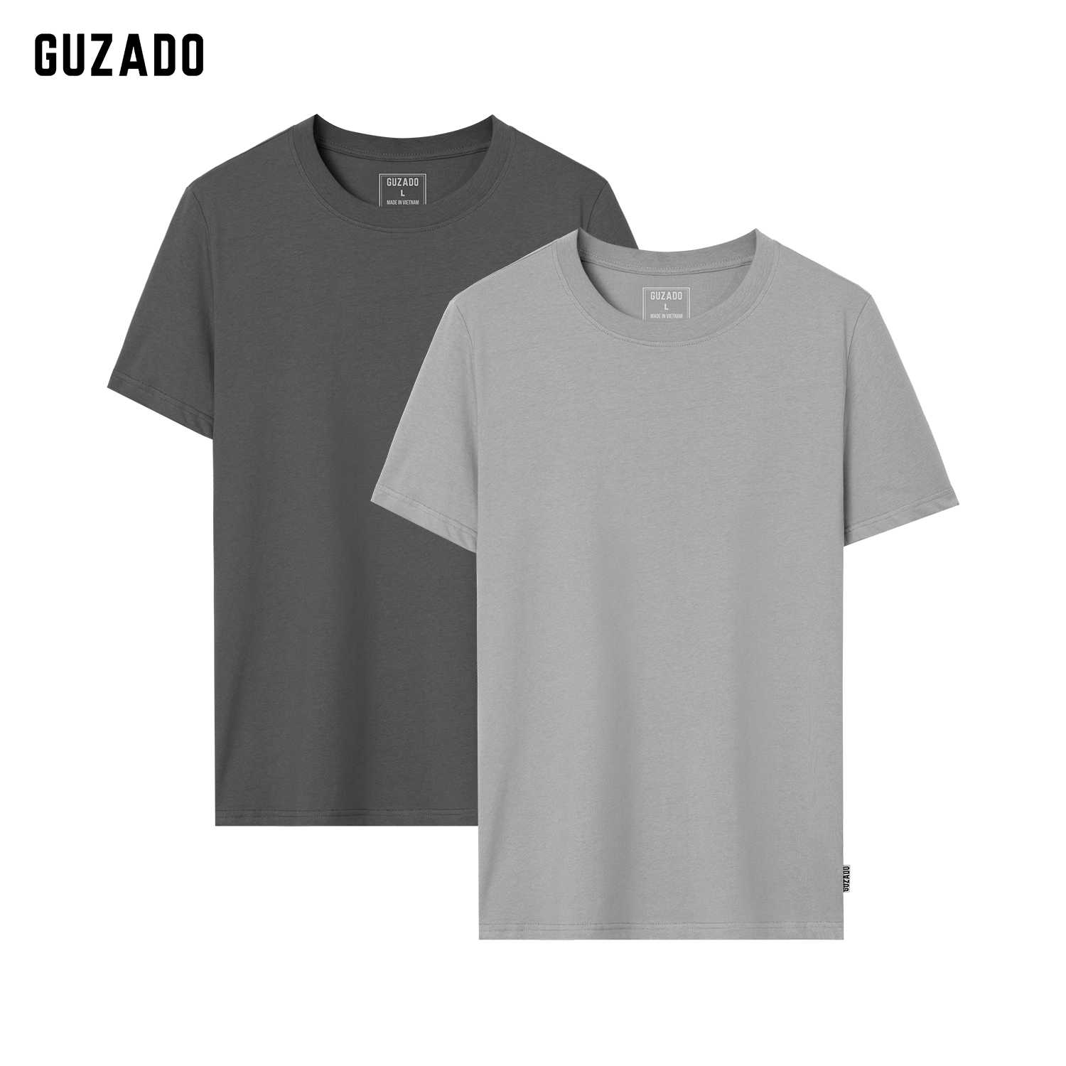 Combo 2 Áo Thun Nam GUZADO Vải Cotton 220gsm CB2GTS05_thumbnail_25