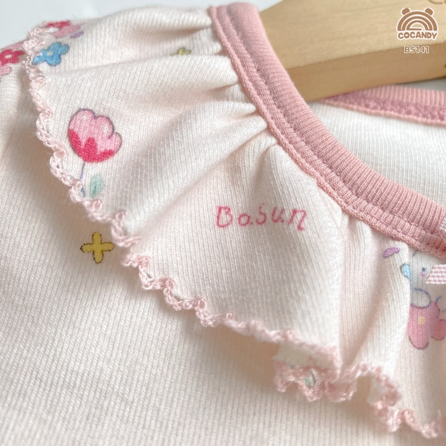 Bộ dài BE họa tiết thỏ hoa hồng_thumbnail_3