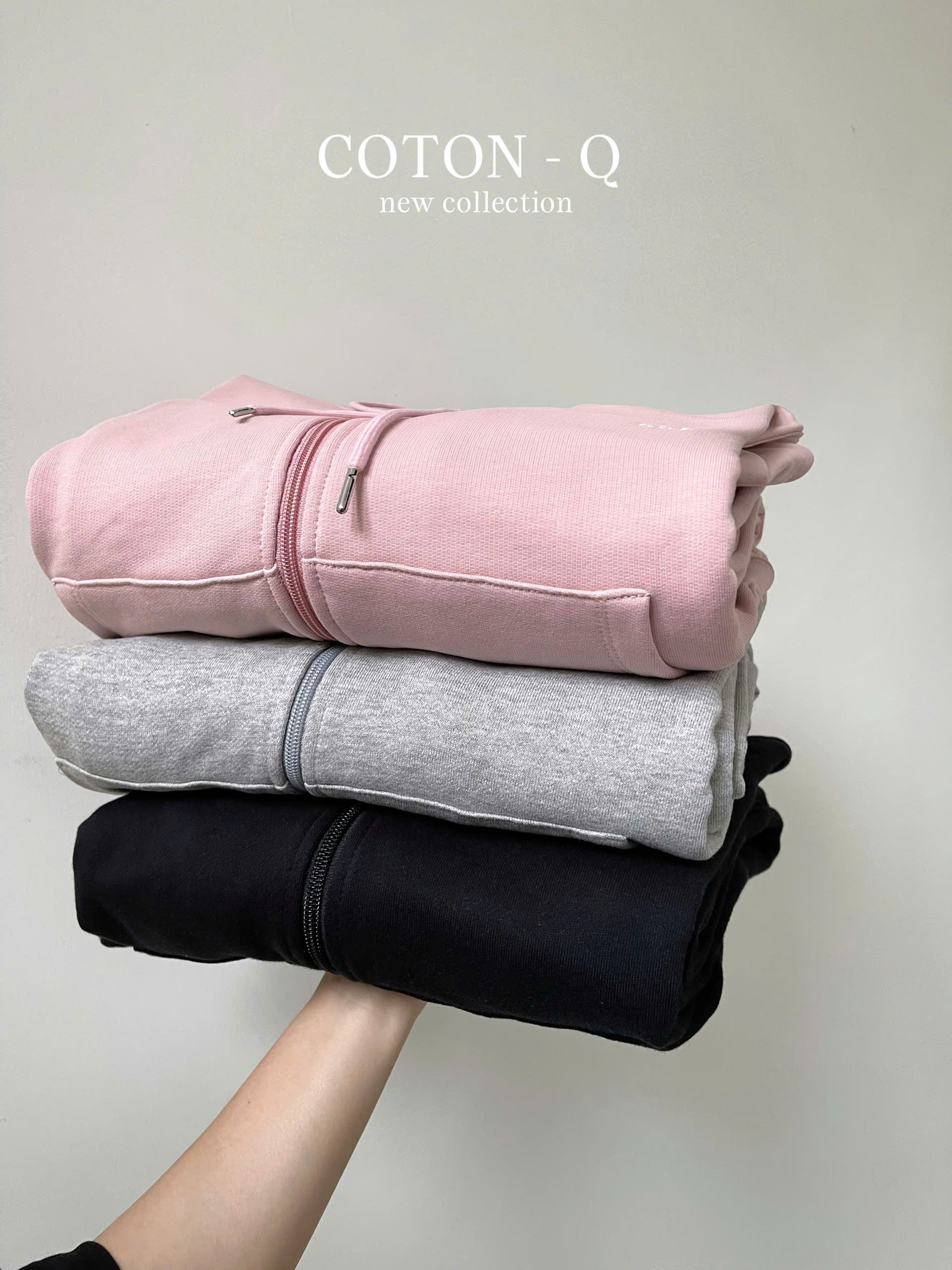 Set áo khoác nỉ + quần dài ( HỒNG )_thumbnail_3