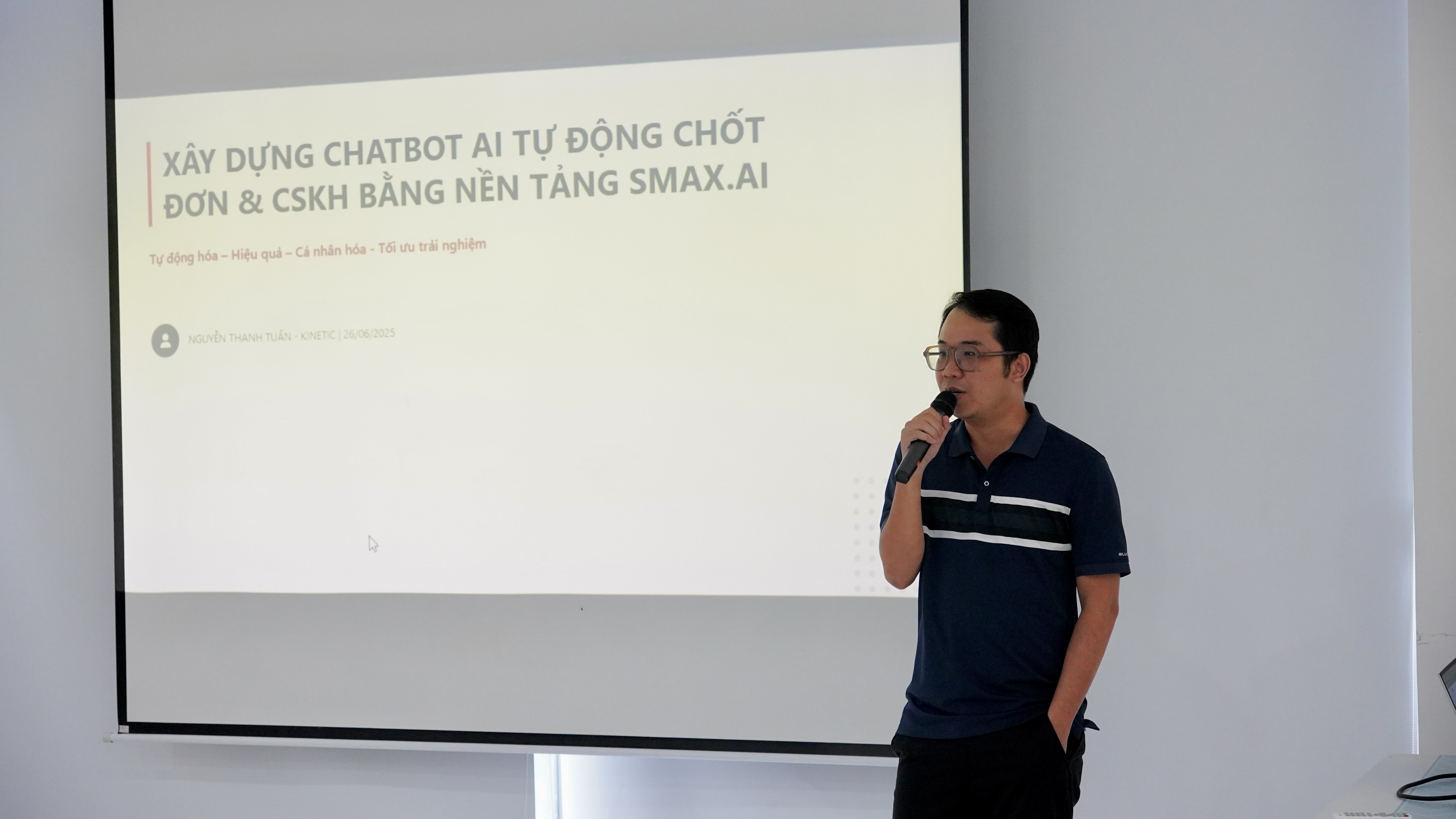 Internal training: AI Chatbot application - Automatic order closing & Customer care