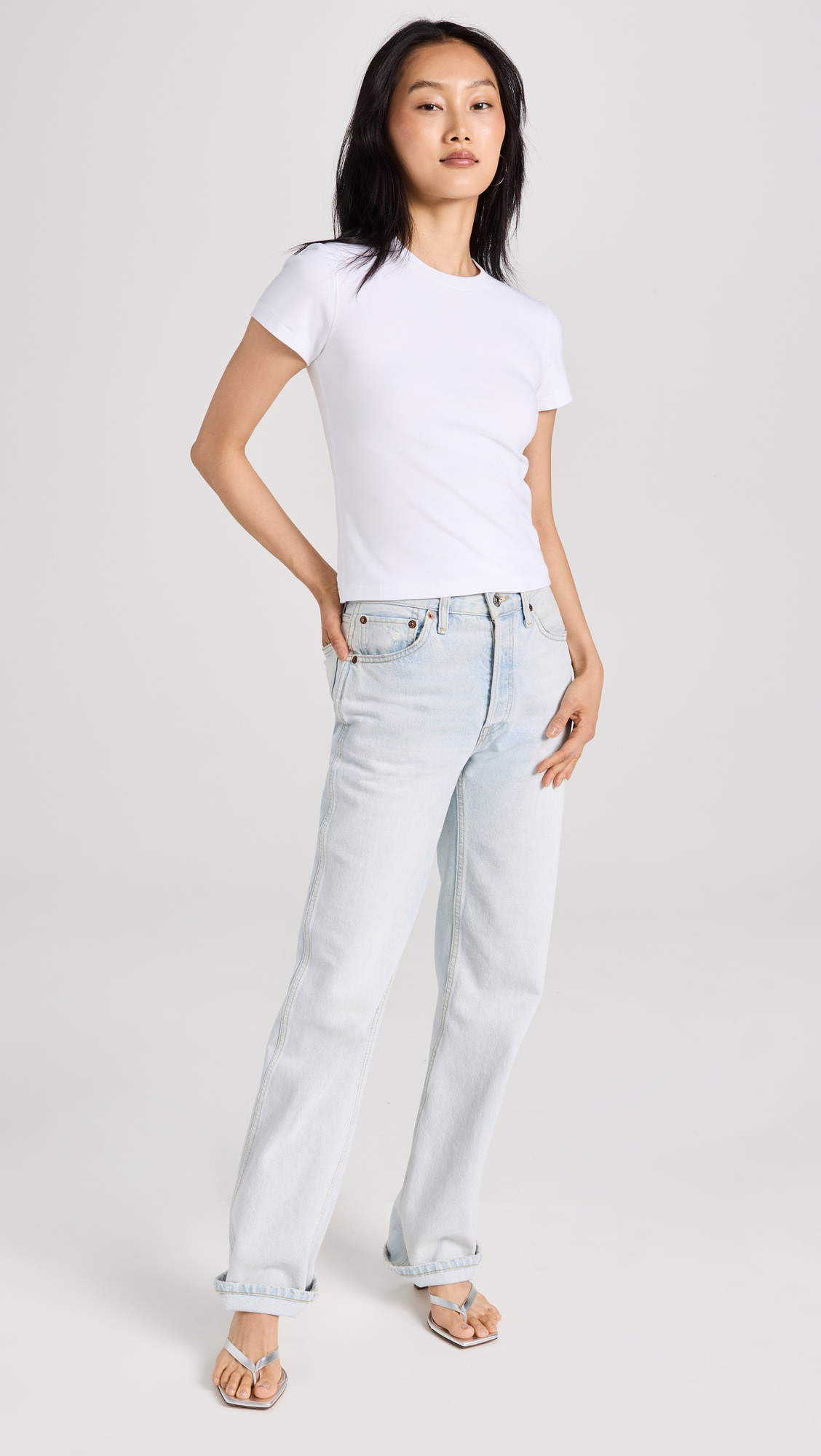 Áo baby tee trơn chất vải borip co giãn 4c AB00037 PTG_thumbnail_3