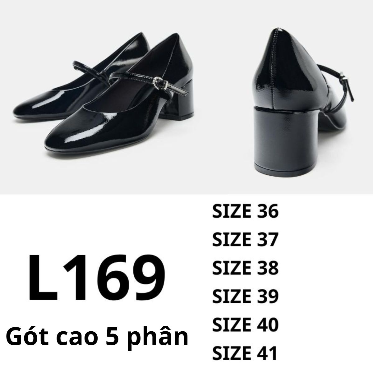 L169 - GIÀY ZA-RA