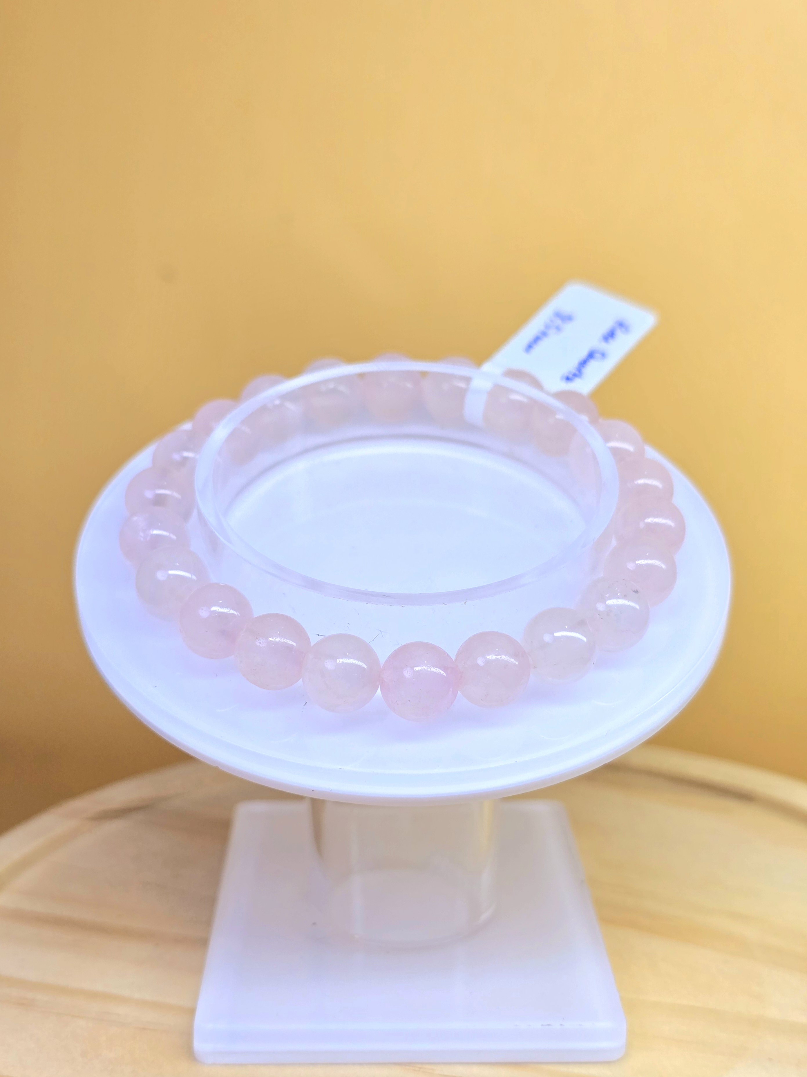 Vòng Thạch Anh Hồng Rose Quartz Loại Thường