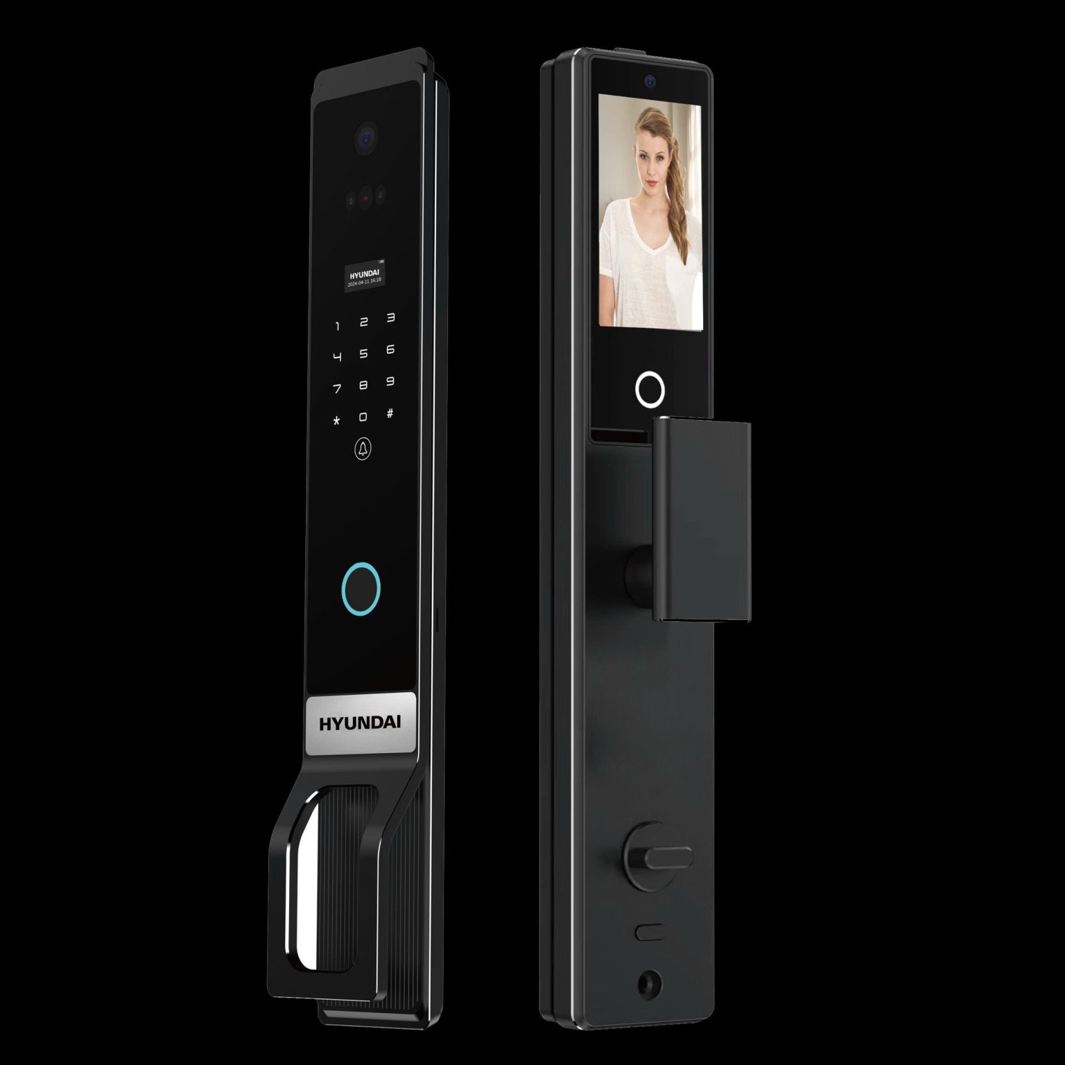 KHÓA CỬA ĐIỆN TỬ HYUNDAI HY-SLA913F BLACK