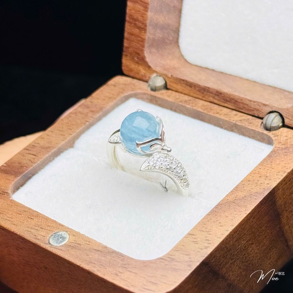 N168 - Nhẫn bạc hồ ly mix đá phong thủy các loại_thumbnail_2