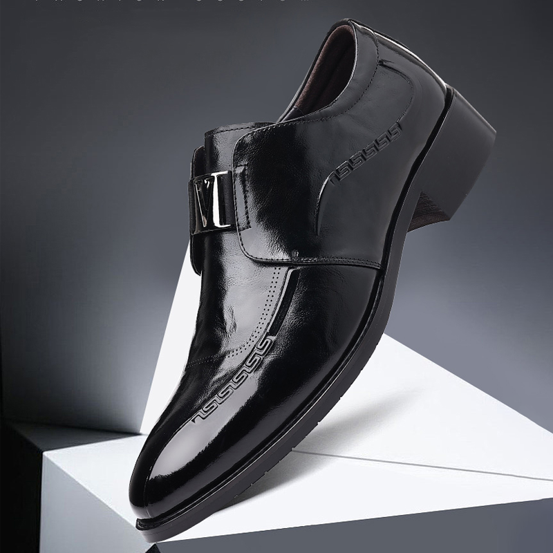 GIÀY LƯỜI CÔNG SỞ DA BÒ CAO CẤP ELG11