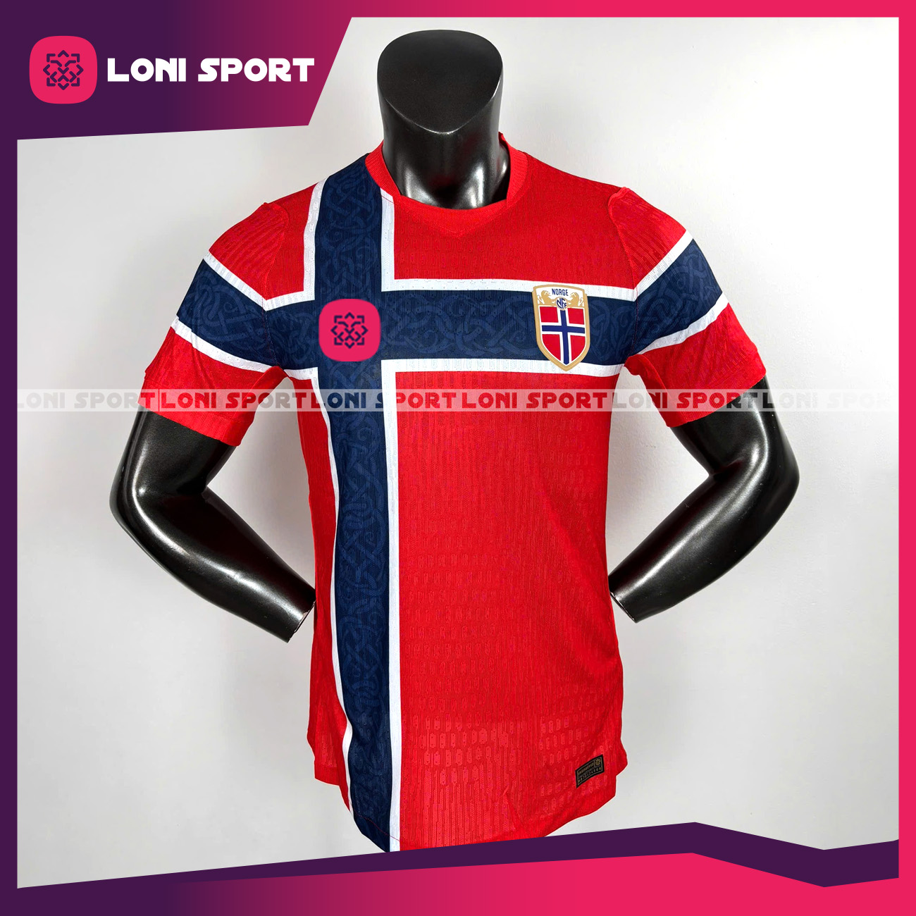 Áo Nauy sân nhà đỏ World Cup 2026 - SF