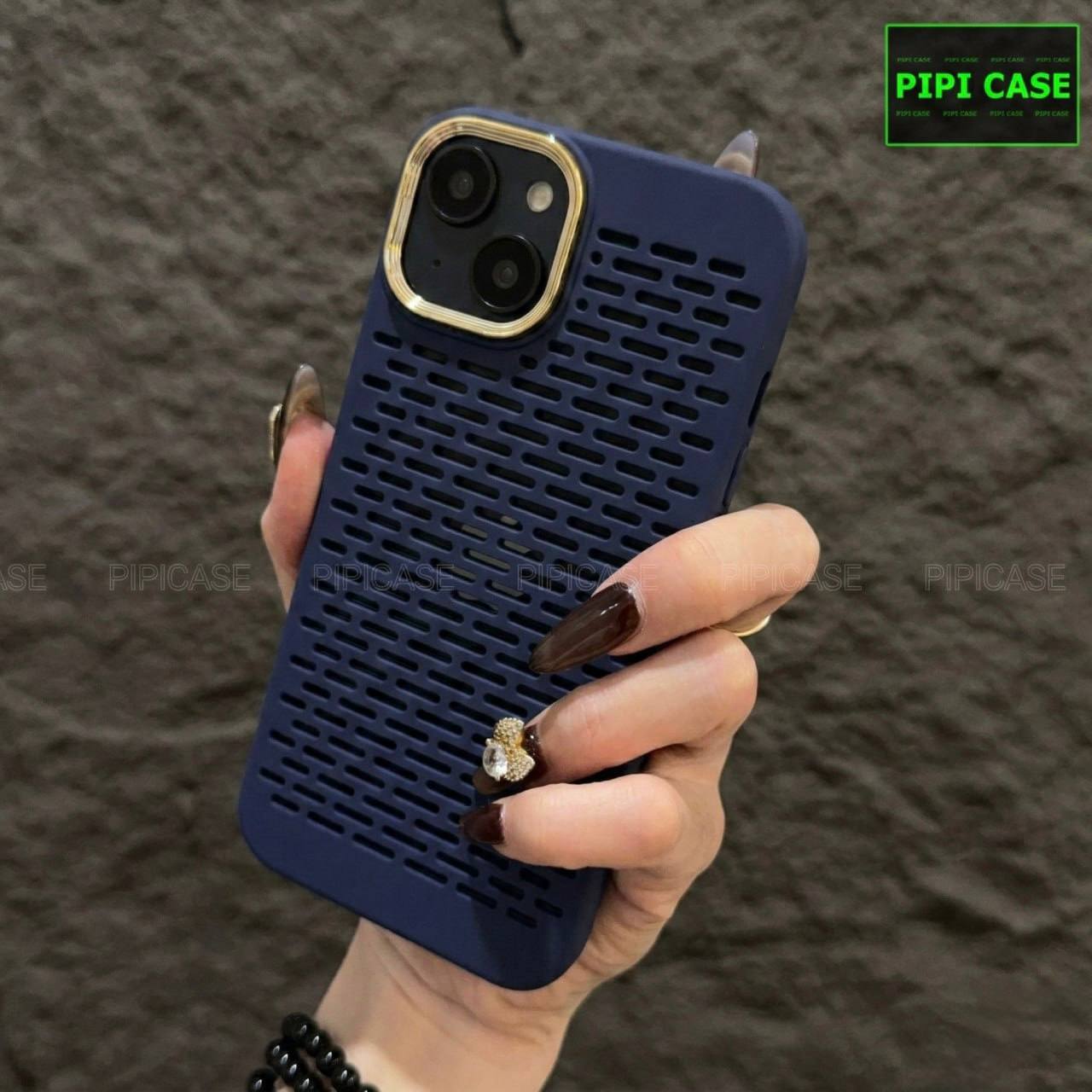 Ốp Lưng iPhone 14 - Chup - Xanh Dương
