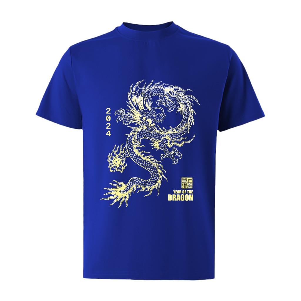 Áo phông nam tết in hình rồng form rộng local brand ATD915 Miucho Iconic tay ngắn vải cotton cổ tròn in artwork_thumbnail_9