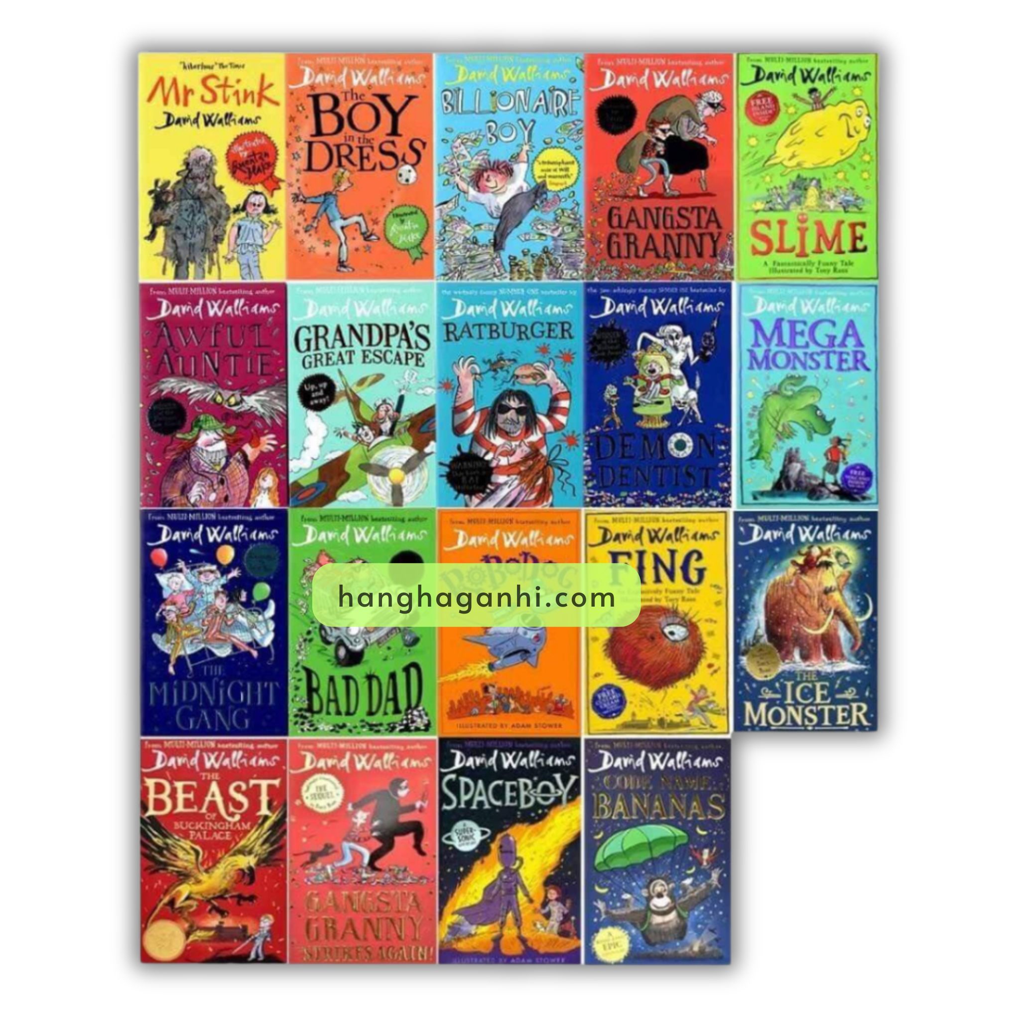 THE WORLD of DAVID WALLIAMS 20 cuốn [Sách Nhập Khẩu]