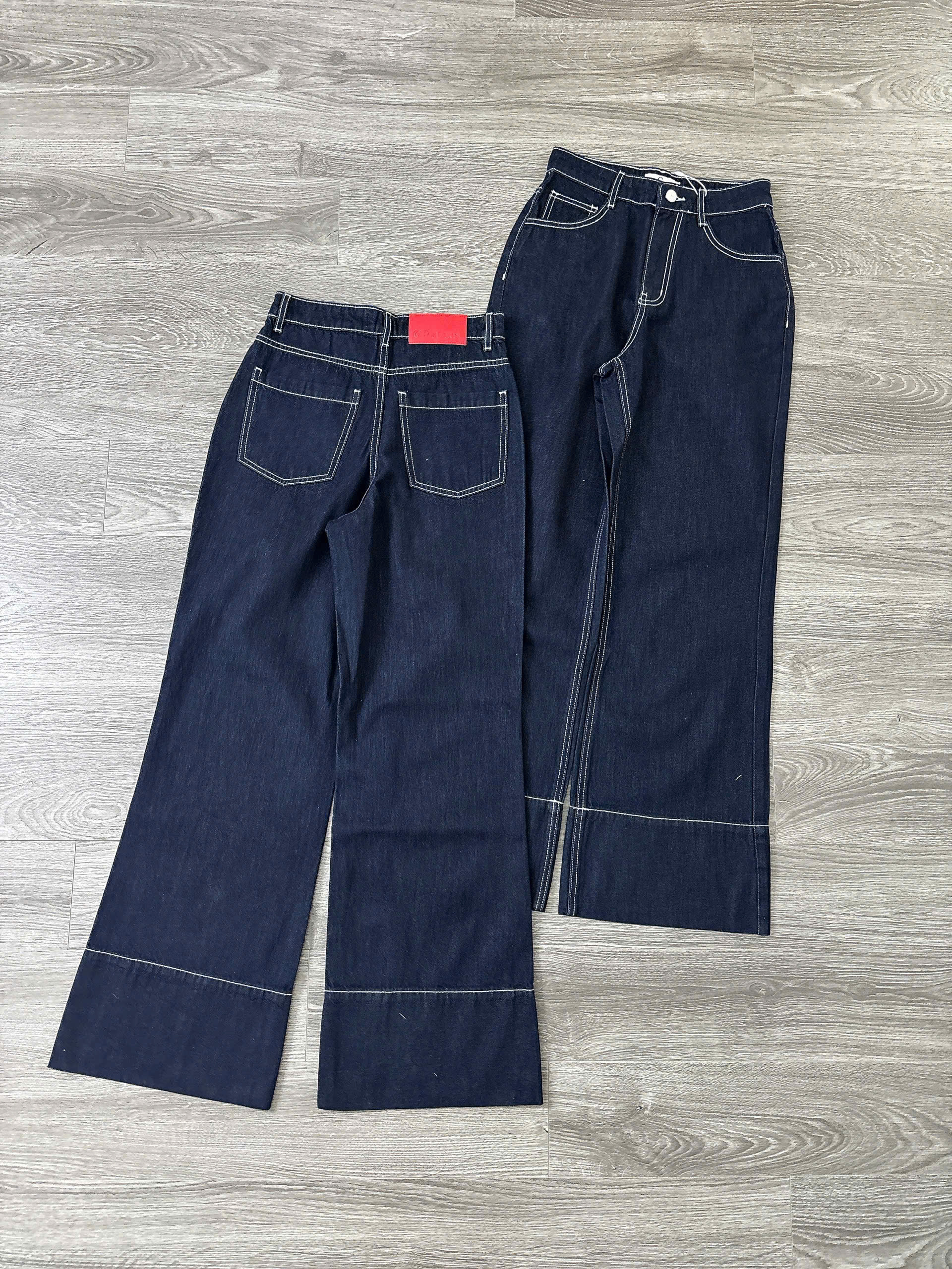 H49 QUẦN JEAN ỐNG LOE ĐẬM_thumbnail_1