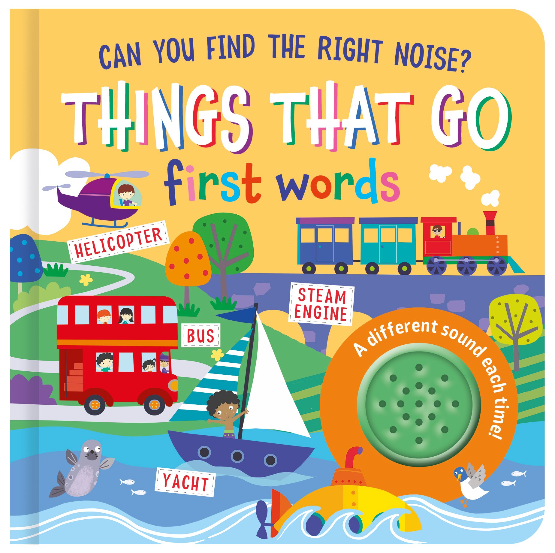 ROUND BUTTON SOUND BOOK - THINGS THAT GO (FSC)