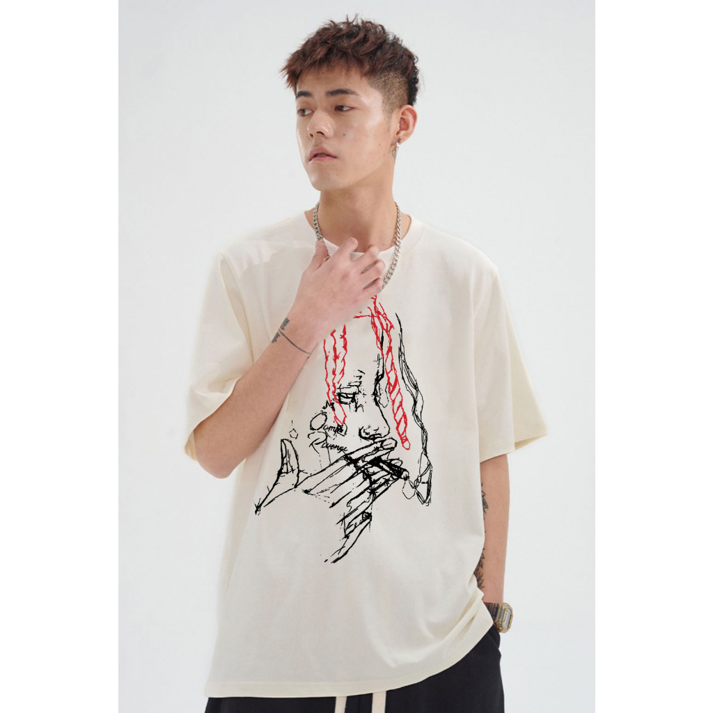 Áo thun nam form rộng ATD139 tay ngắn cổ tròn vải cotton Miucho Man in Artwork_thumbnail_3