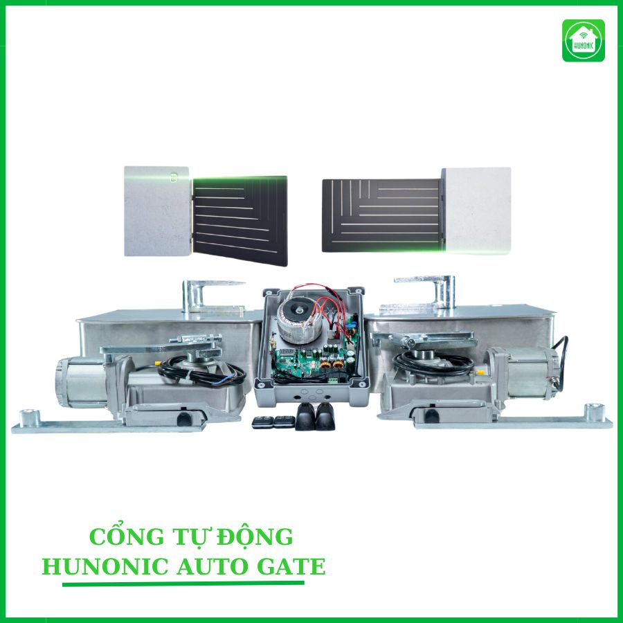 Cổng Tự Động Hunonic Auto Gate – Thiết Bị Mở Cổng Tự Động Qua 4G