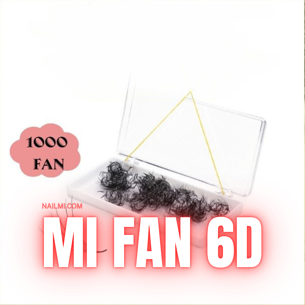 Mi Fan 6D 1000 fan đẹp cong C CC D dày 0.07