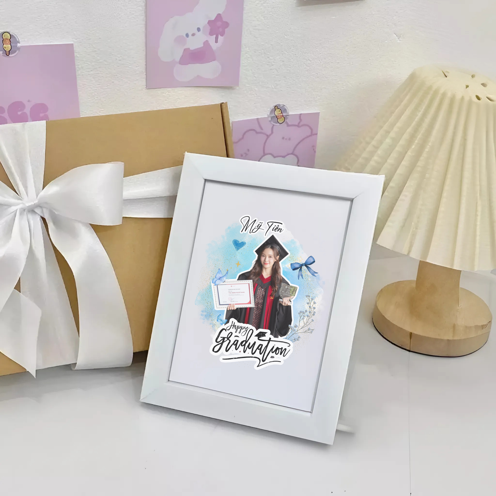 Khung Ảnh Thiết Kế Tốt Nghiệp Tặng Bạn Bè, Quà Tặng Tốt Nghiệp Ý Nghĩa_thumbnail_2