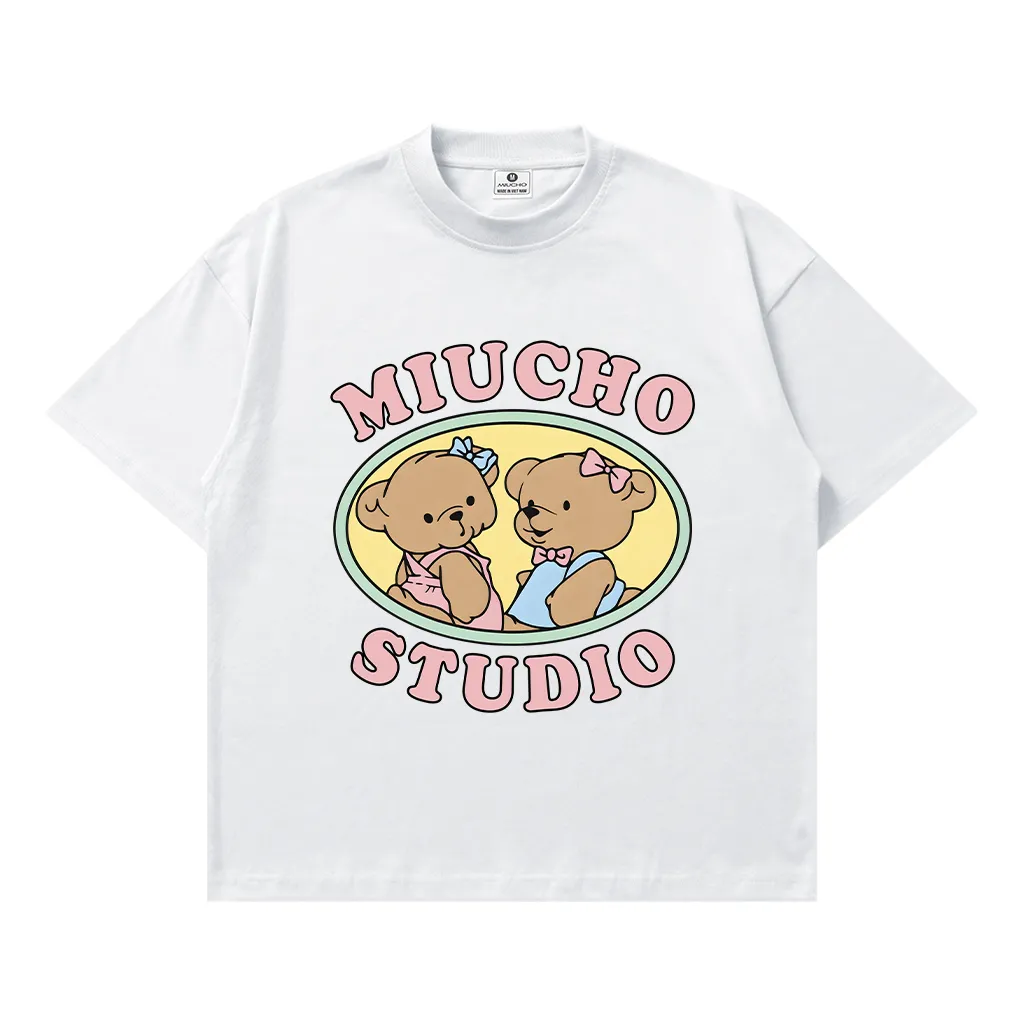 Áo thun boxy nữ Miucho Gấu Teddy 3121_thumbnail_7