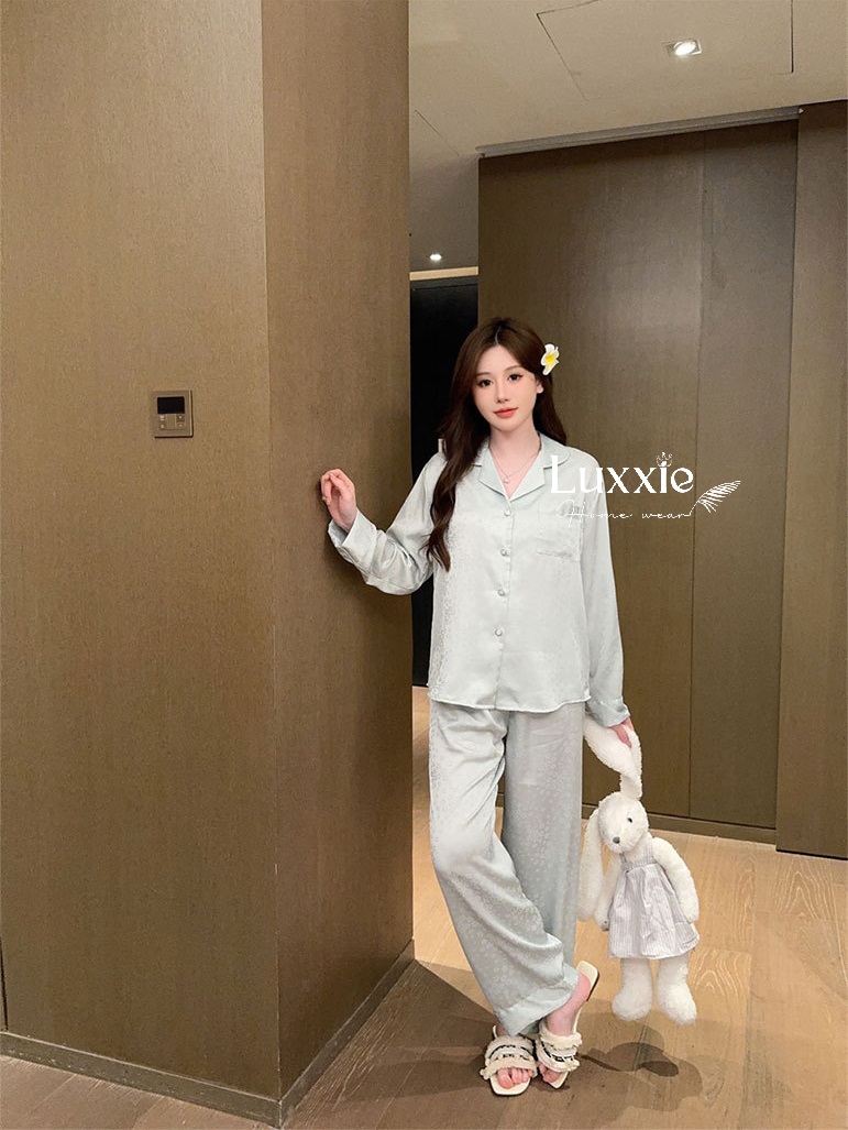 LEDAI04 Pijama lụa xanh hoa nhí_thumbnail_3