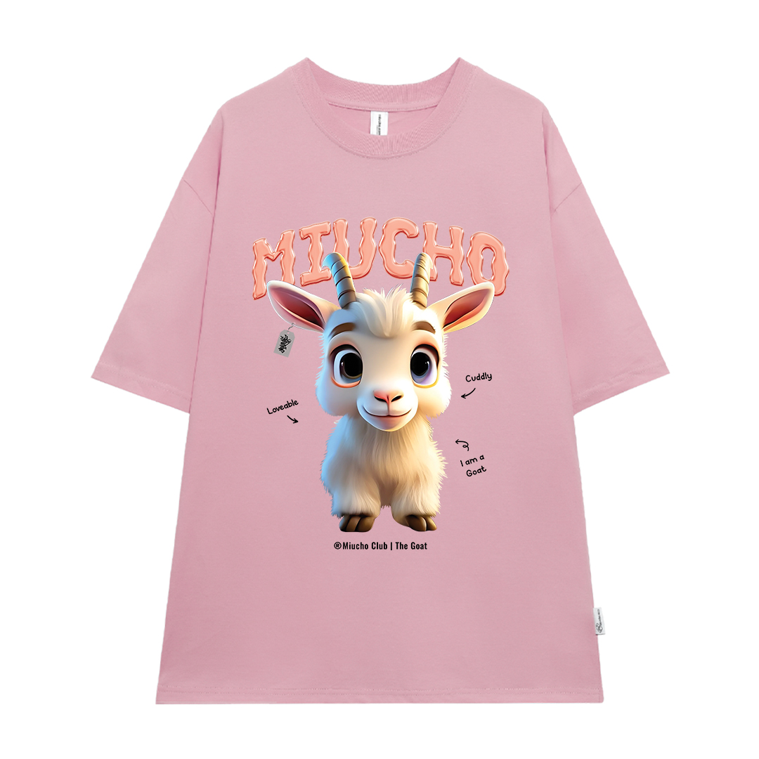 Áo thun form rộng 12 con giáp tuổi Mùi ATD1239 Miucho tay ngắn cổ tròn in mix_thumbnail_8