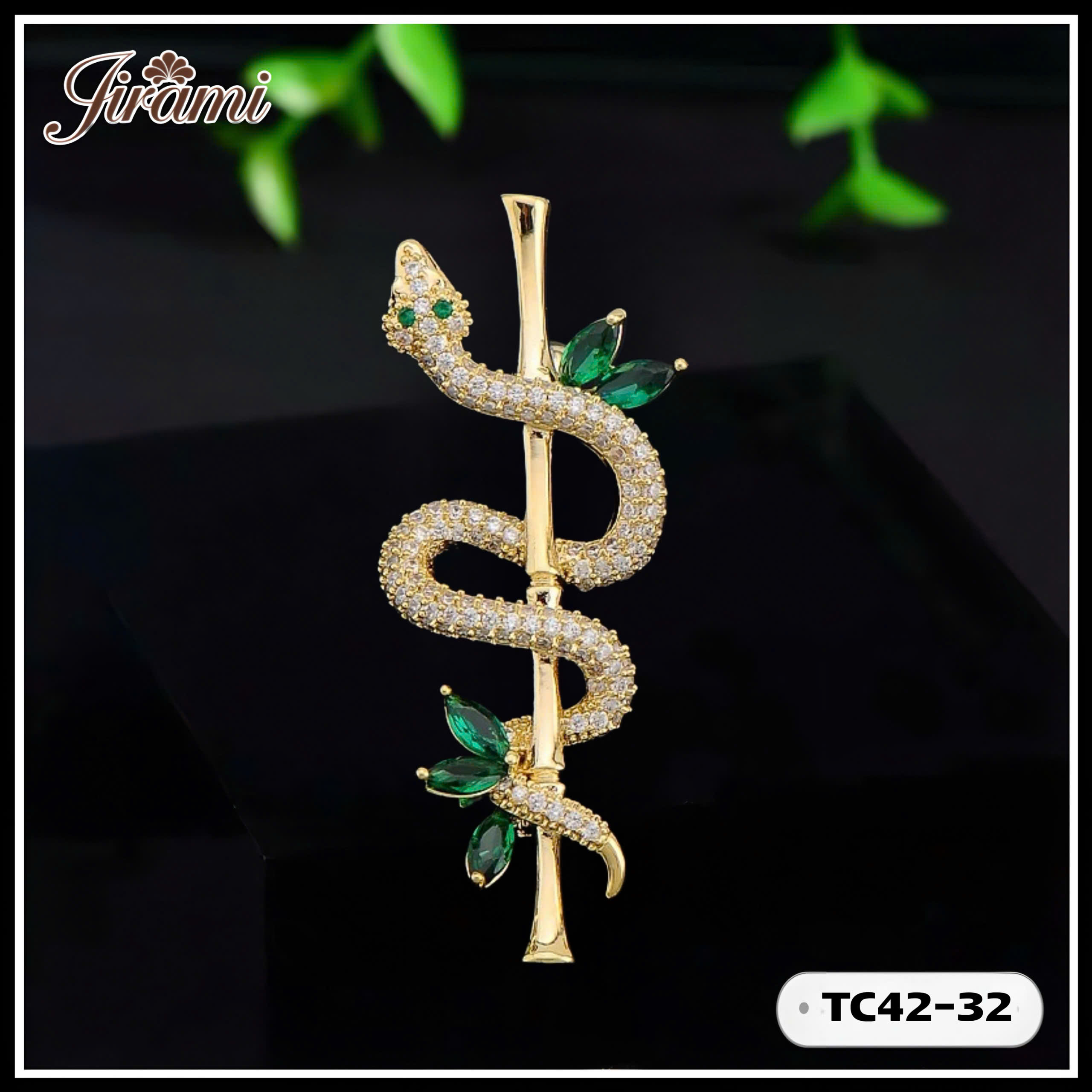 TRÂM CÀI RẮN CUỘN CÂY TRE (TC42-32)