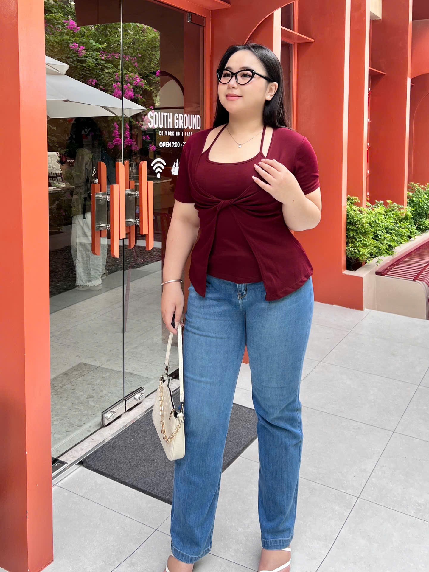 BIGSIZE- Quần jean suông co giãn basic V-QJ01 dành cho nàng béo_thumbnail_6