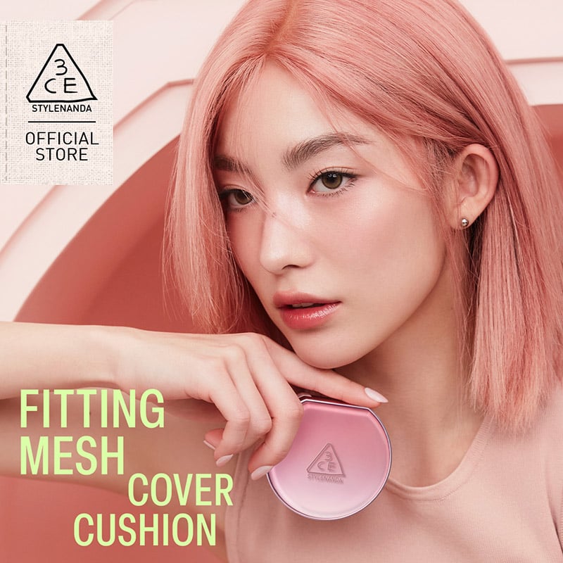 Phấn Nước giúp da sáng tự nhiên 3CE Fitting Mesh Cover Cushion 11g (KHÔNG KÈM LÕI REFILL) N02
