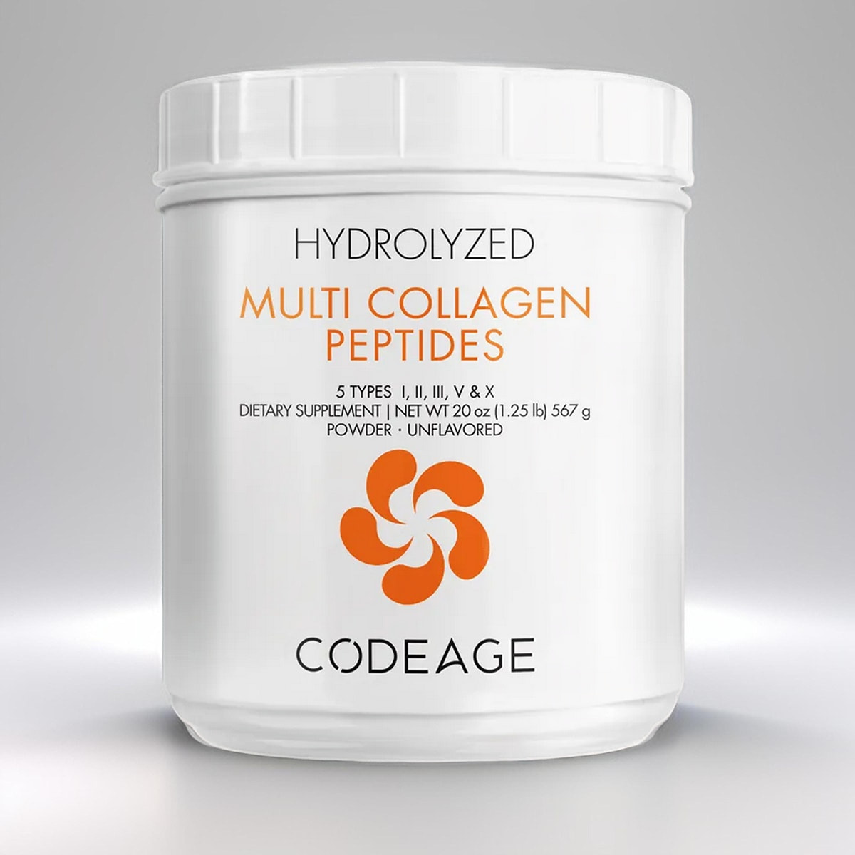 Bột Collagen Multi Collagen Peptides CodeAge Cam 567g – Làm Đẹp Da & Tăng Cường Sức Khỏe Toàn Diện