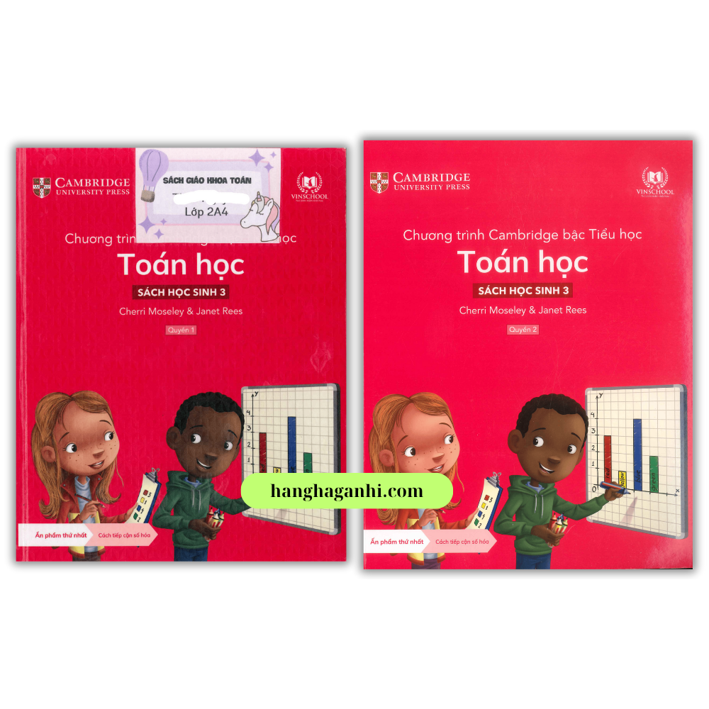 Cambridge Song Ngữ bậc Tiểu học – TOÁN HỌC – Sách học sinh 3 – Quyển 1 & 2